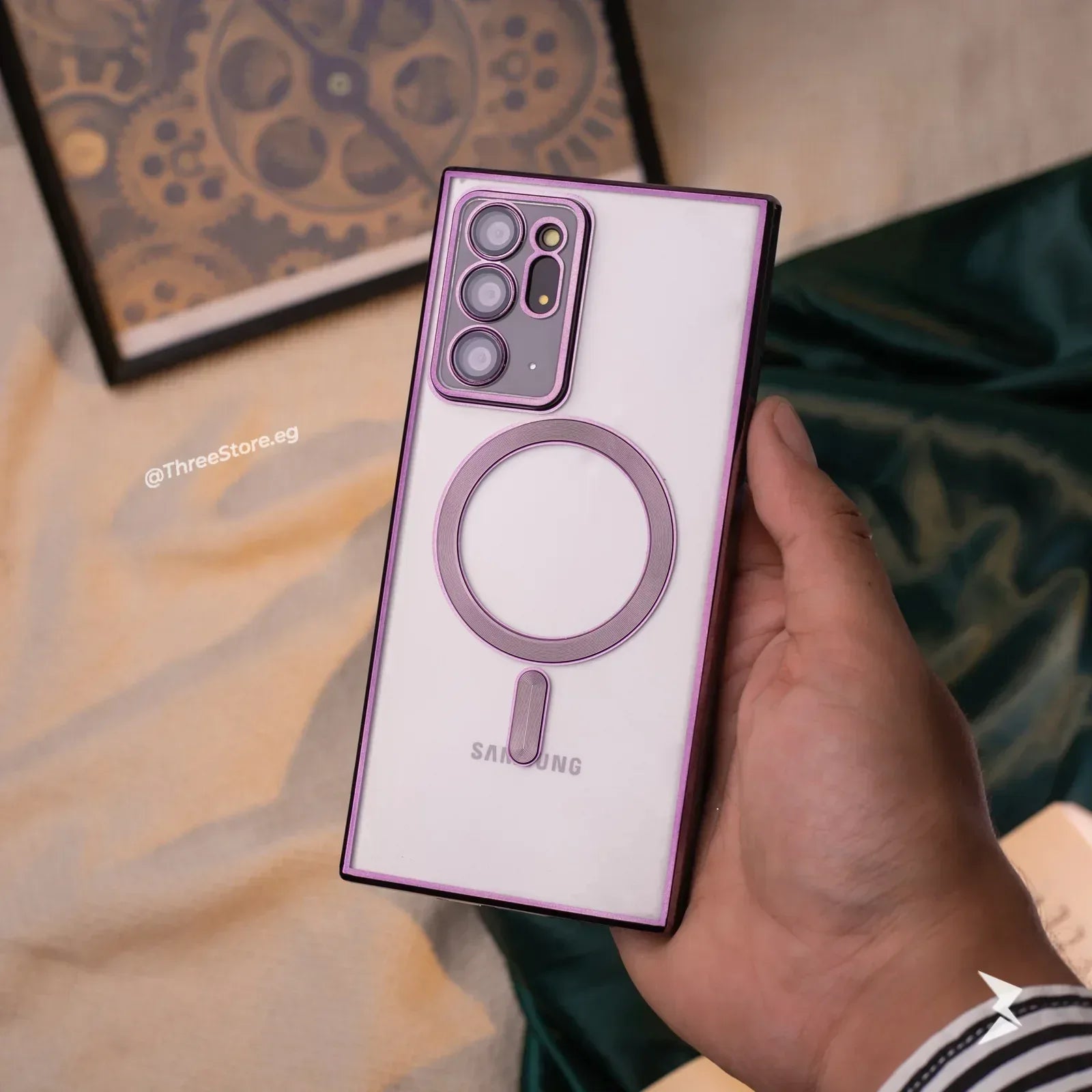 Glossy Magsafe Camera Protection Case Samsung Note 20 Ultra - Three