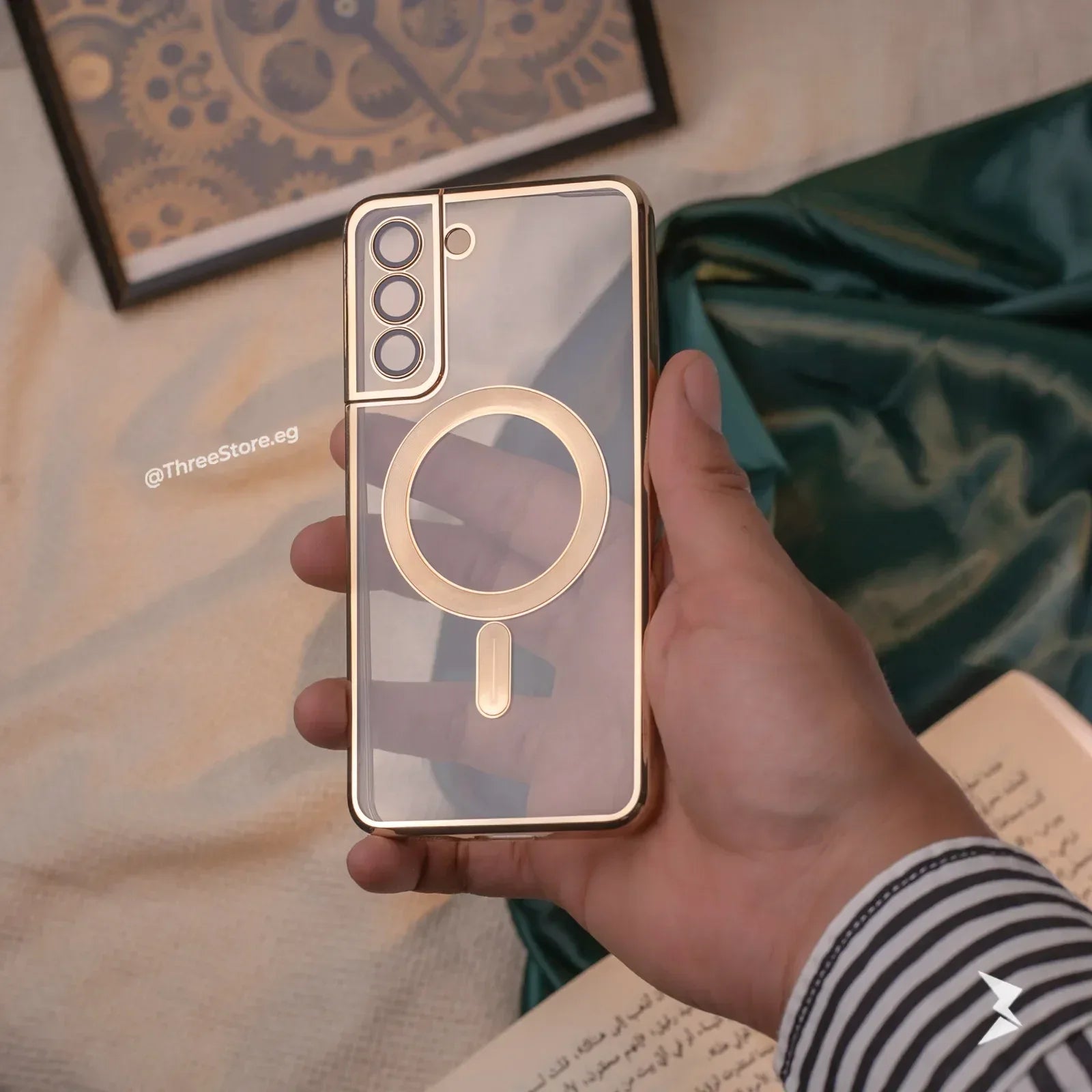 Glossy Magsafe Camera Protection Case Samsung S21 FE - Three