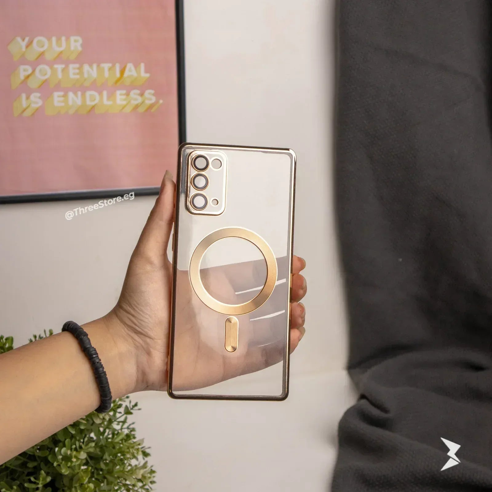 Glossy Magsafe Camera Protection Case Samsung Note 20 - Three