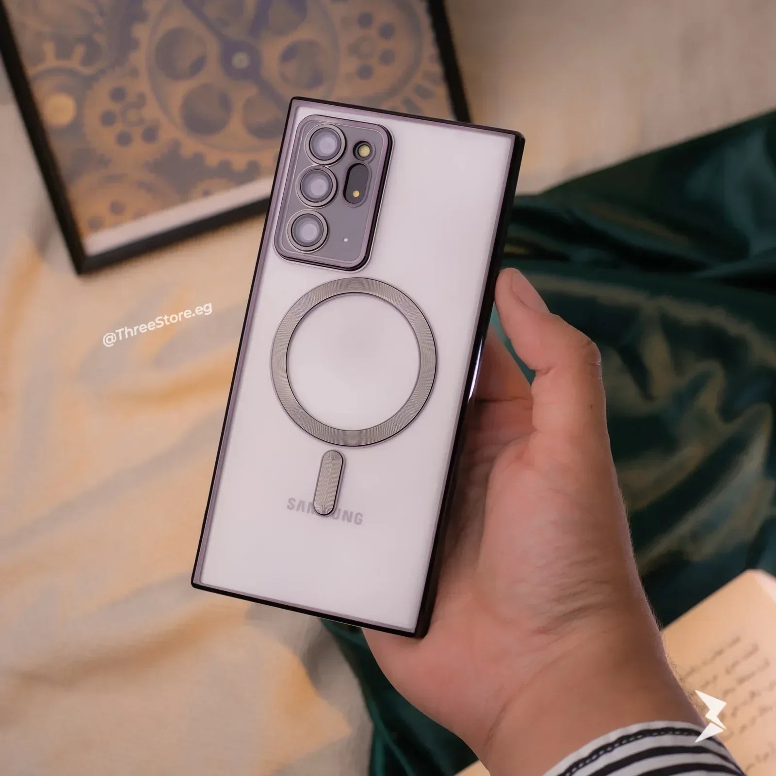 Glossy Magsafe Camera Protection Case Samsung Note 20 Ultra - Three