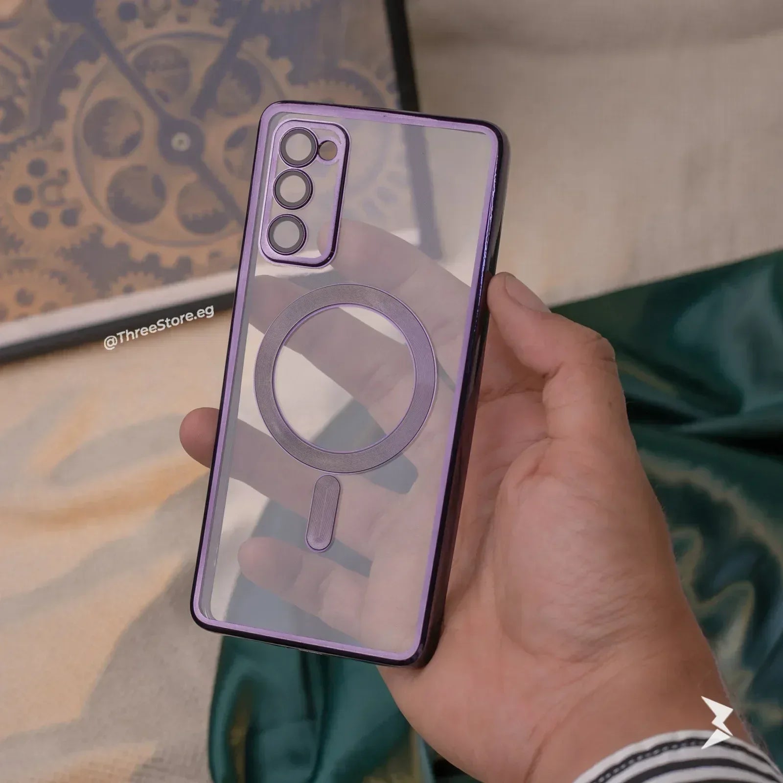 Glossy Magsafe Camera Protection Case Samsung S20 FE - Three