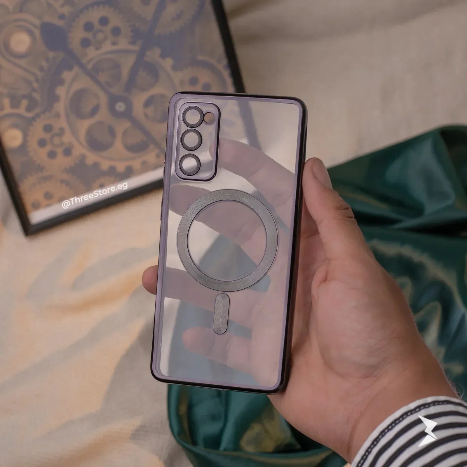 Glossy Magsafe Camera Protection Case Samsung S20 FE - Three