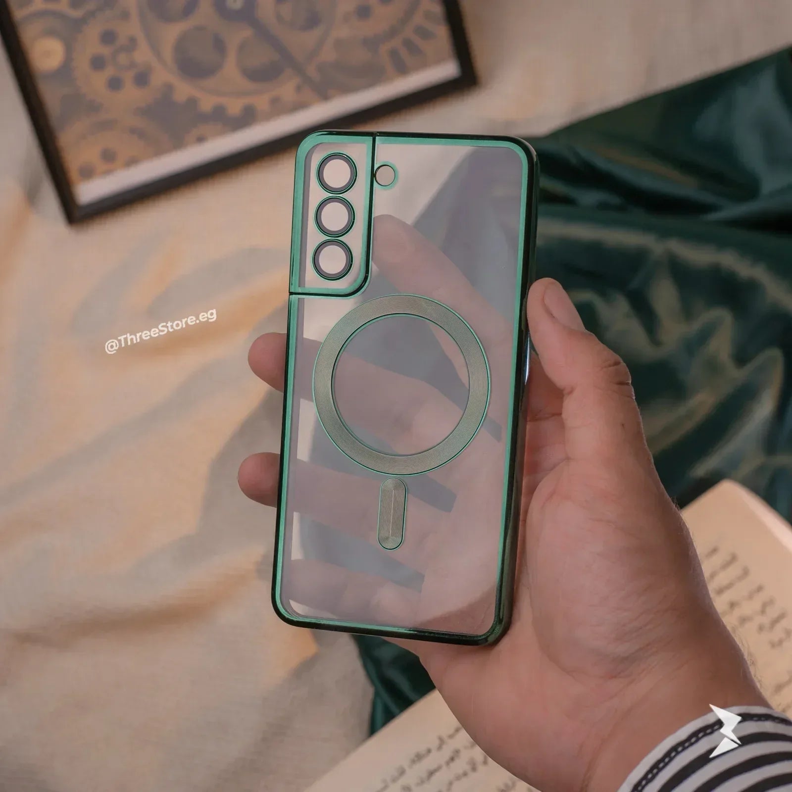 Glossy Magsafe Camera Protection Case Samsung S21 FE - Three