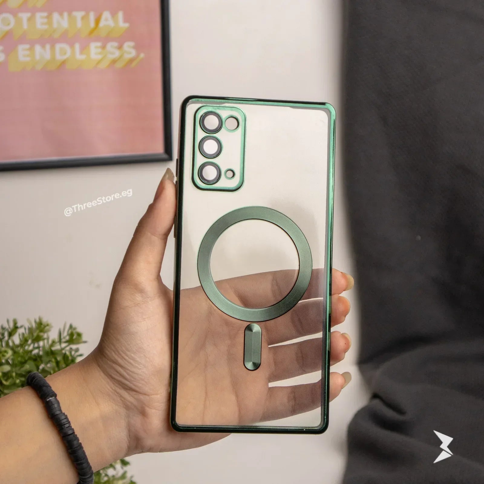 Glossy Magsafe Camera Protection Case Samsung Note 20 - Three