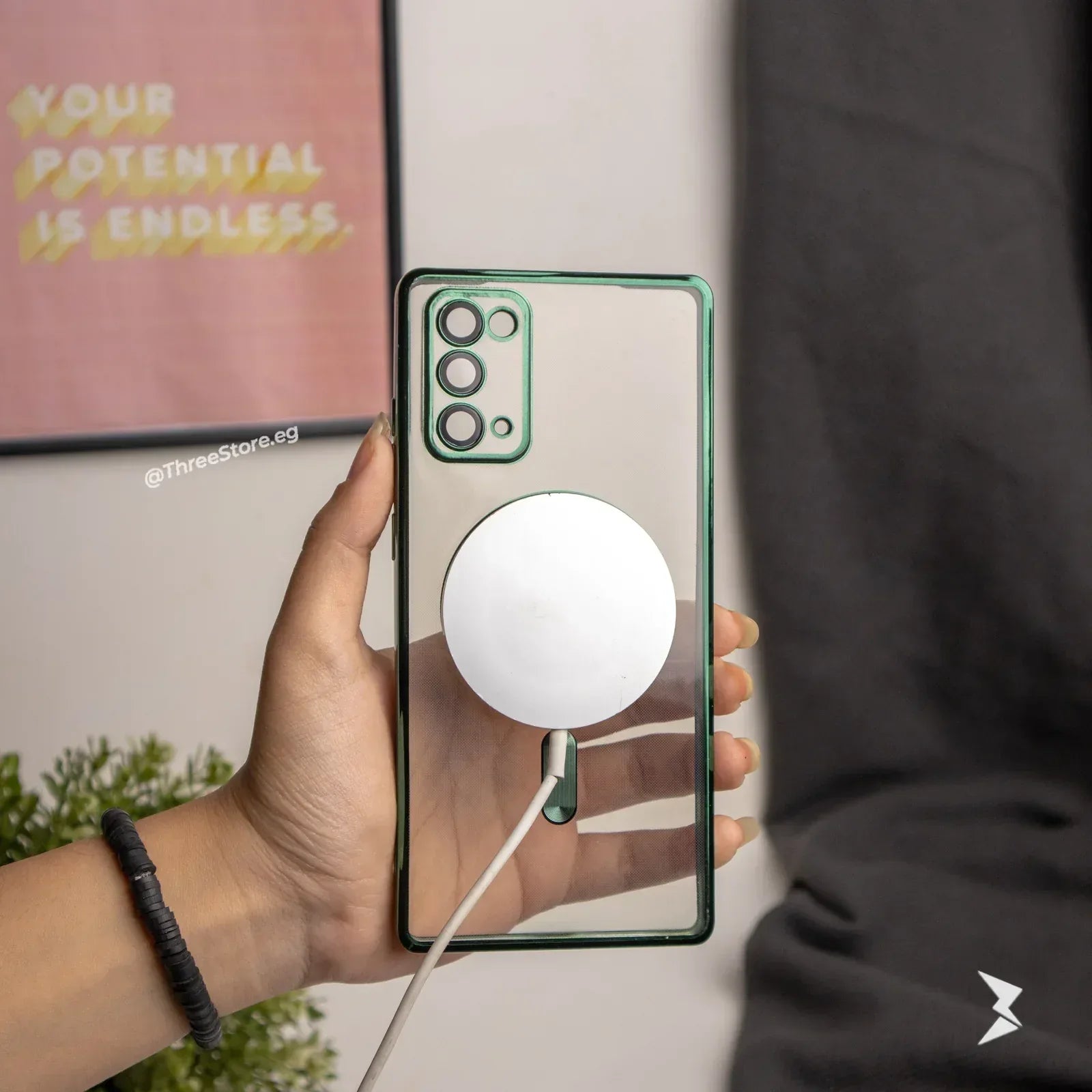 Glossy Magsafe Camera Protection Case Samsung Note 20 - Three