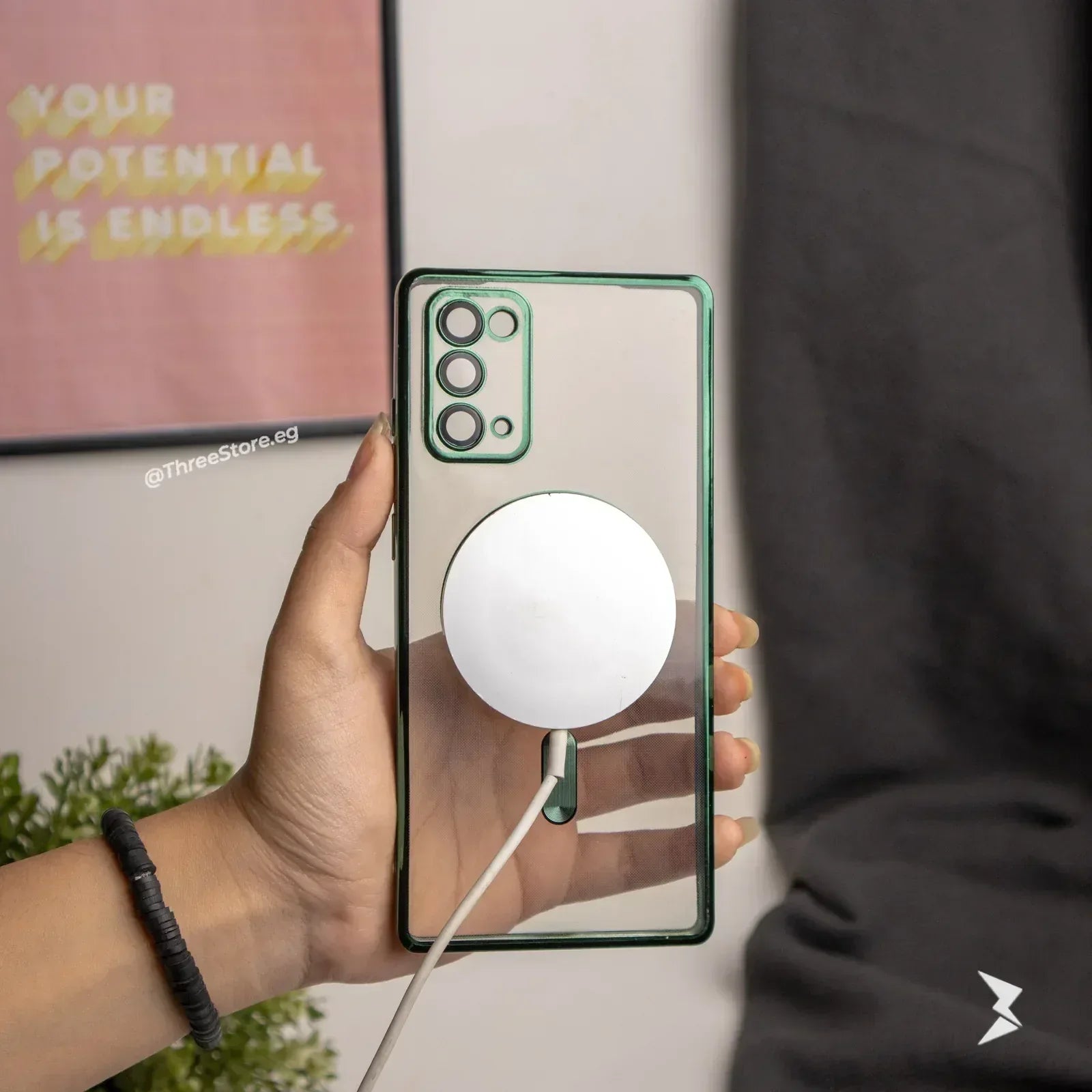 Glossy Magsafe Camera Protection Case Samsung Note 20 - Three