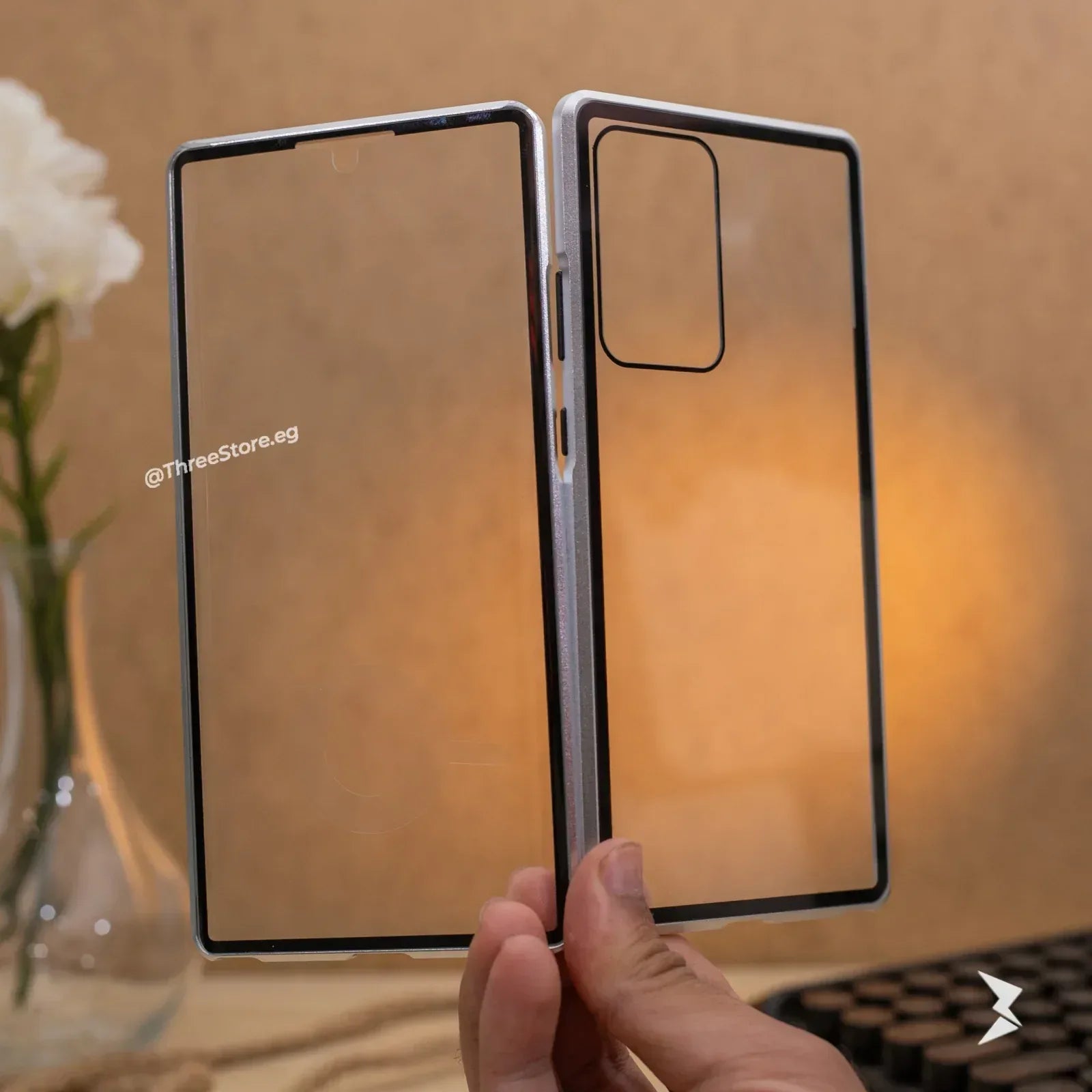 Full Body Metal Camera Protection Case Samsung Note 20 Ultra - Three