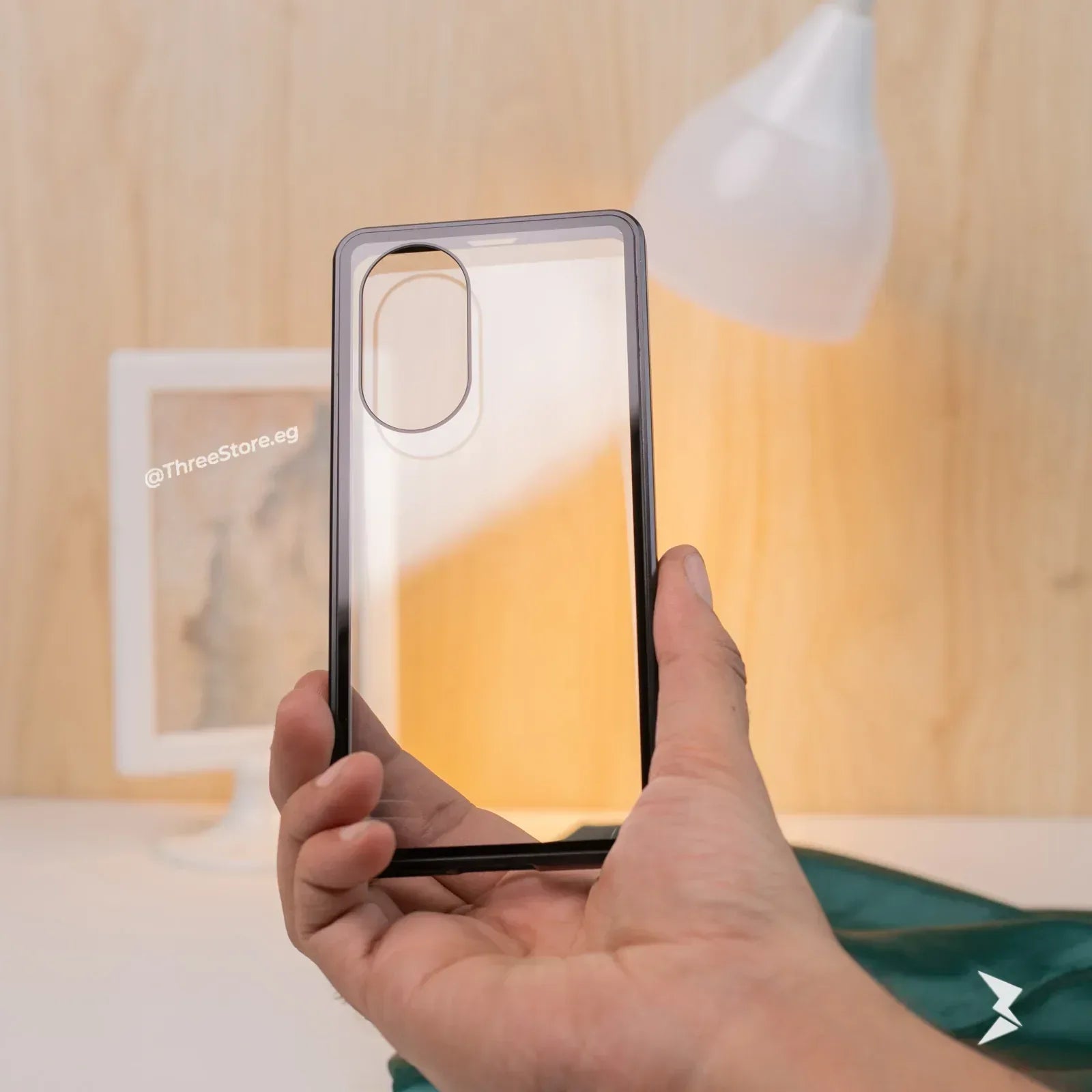 Full Body Metal Camera Protection Case Huawei Honar 50 - Three