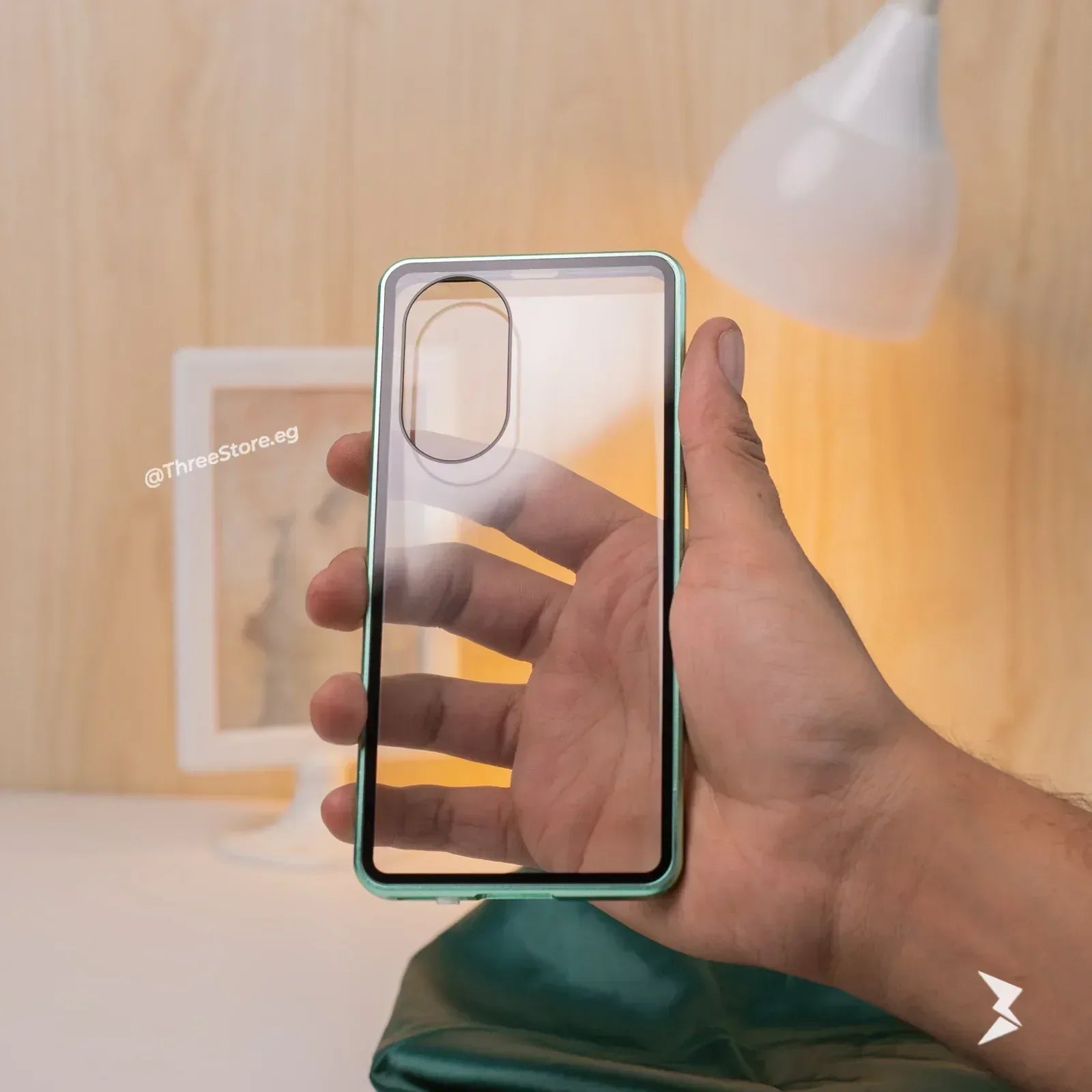 Full Body Metal Camera Protection Case Huawei Honar 50 - Three