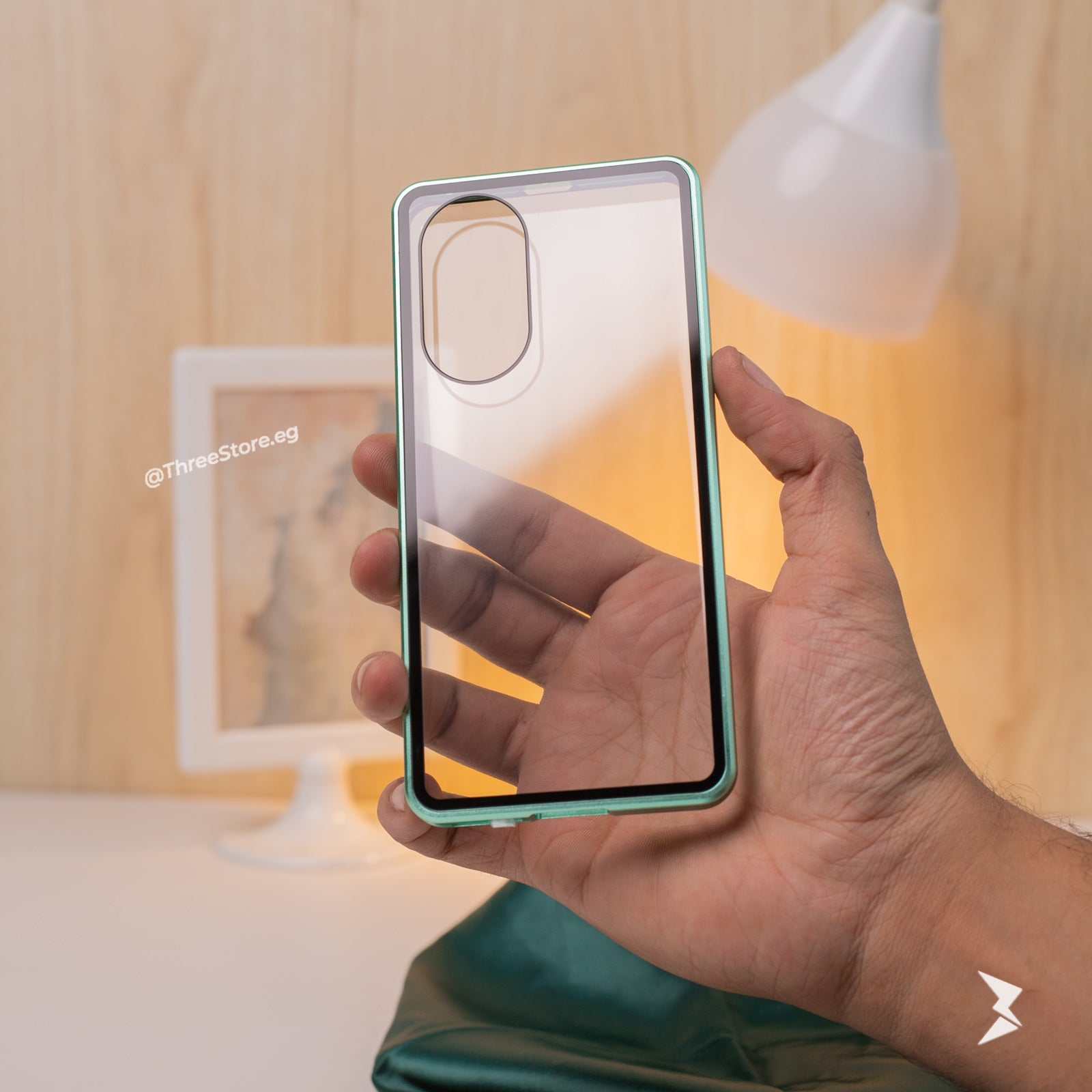 Full Body Metal Camera Protection Case Huawei Honar 50