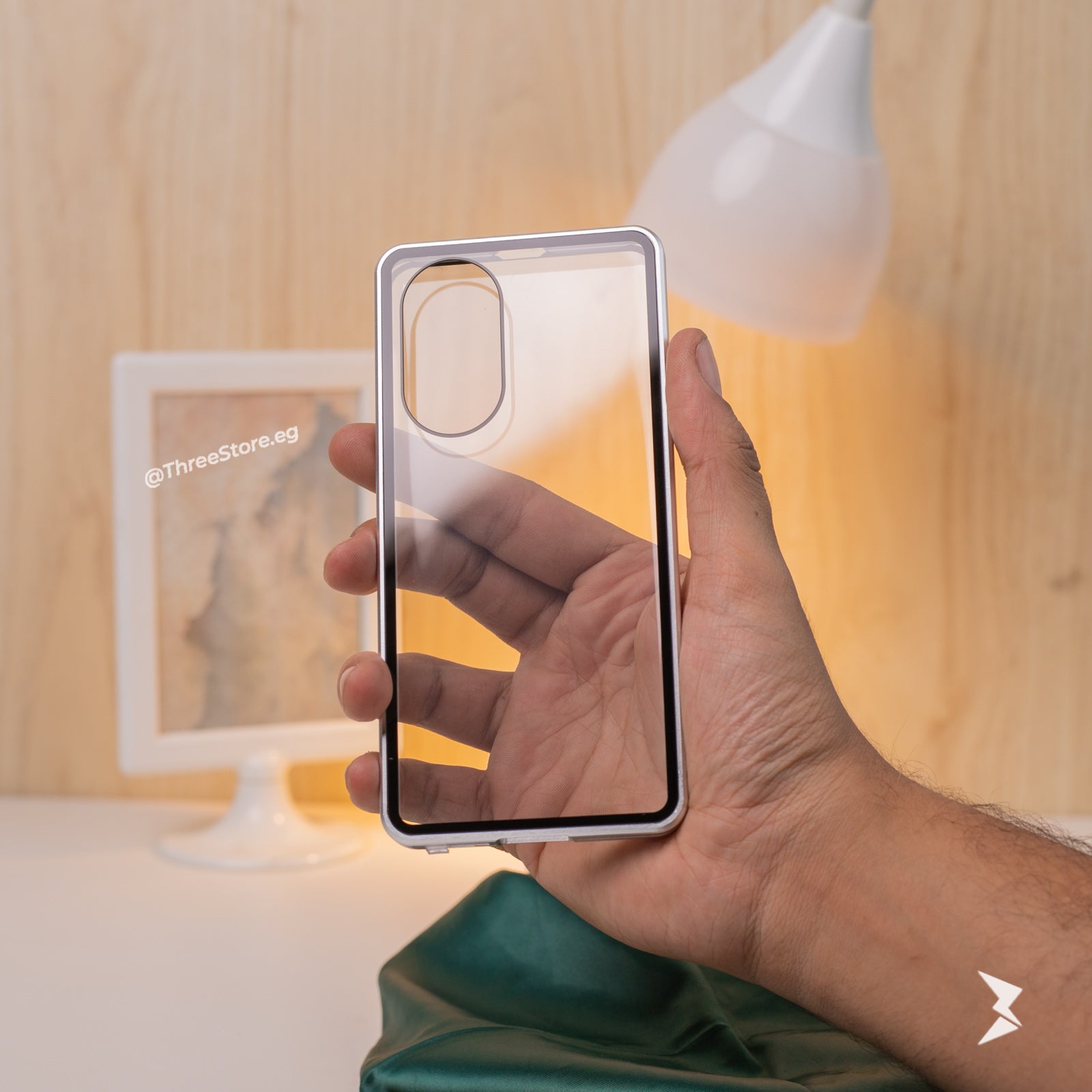 Full Body Metal Camera Protection Case Huawei Honar 50