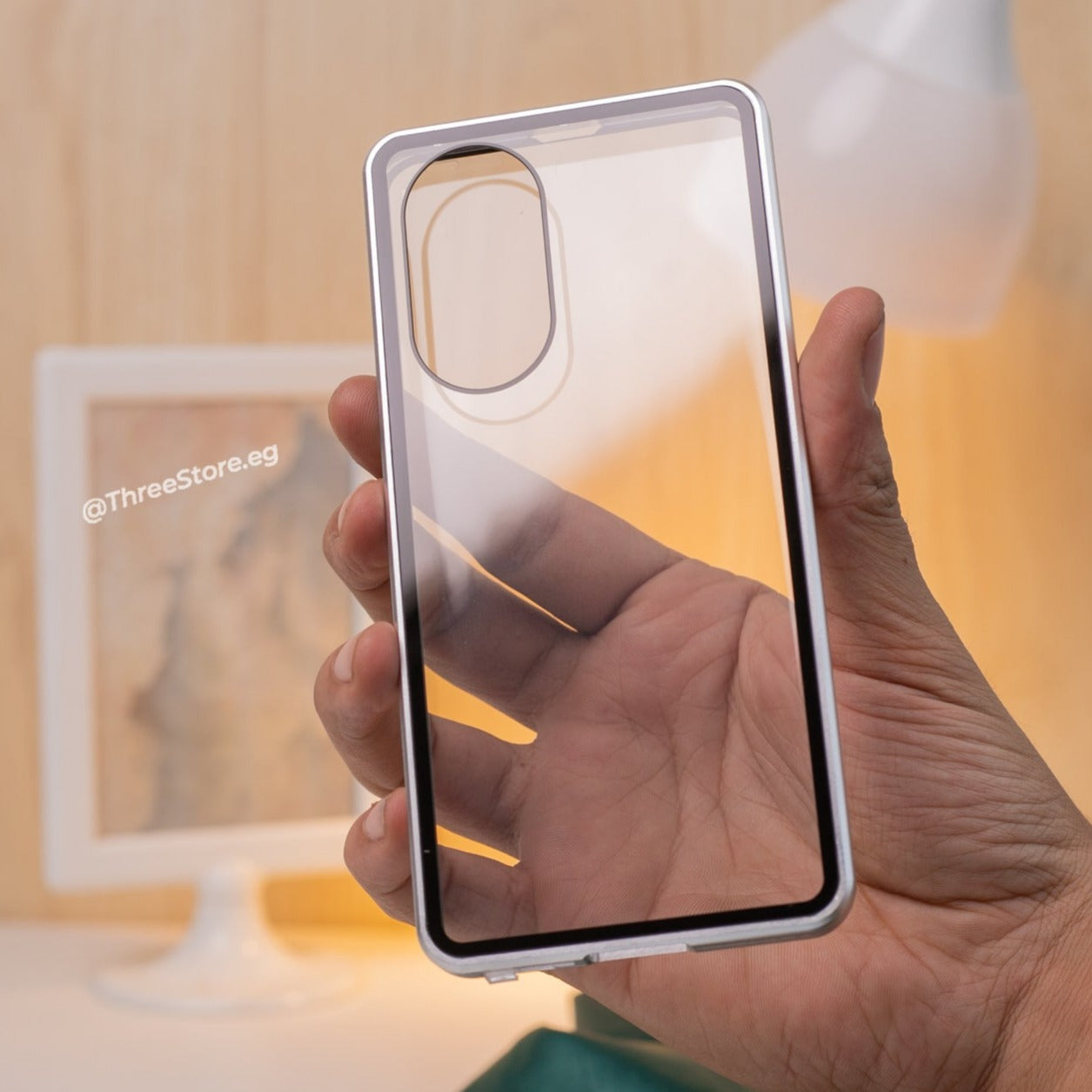 Full Body Metal Camera Protection Case Huawei Honar 50