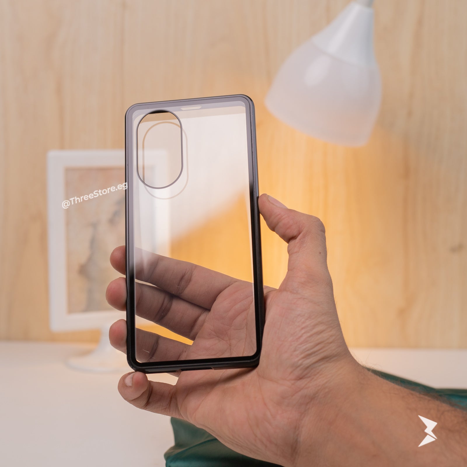 Full Body Metal Camera Protection Case Huawei Honar 50