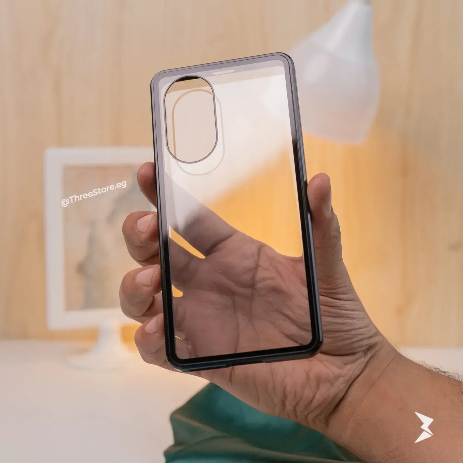 Full Body Metal Camera Protection Case Huawei Honar 50 - Three