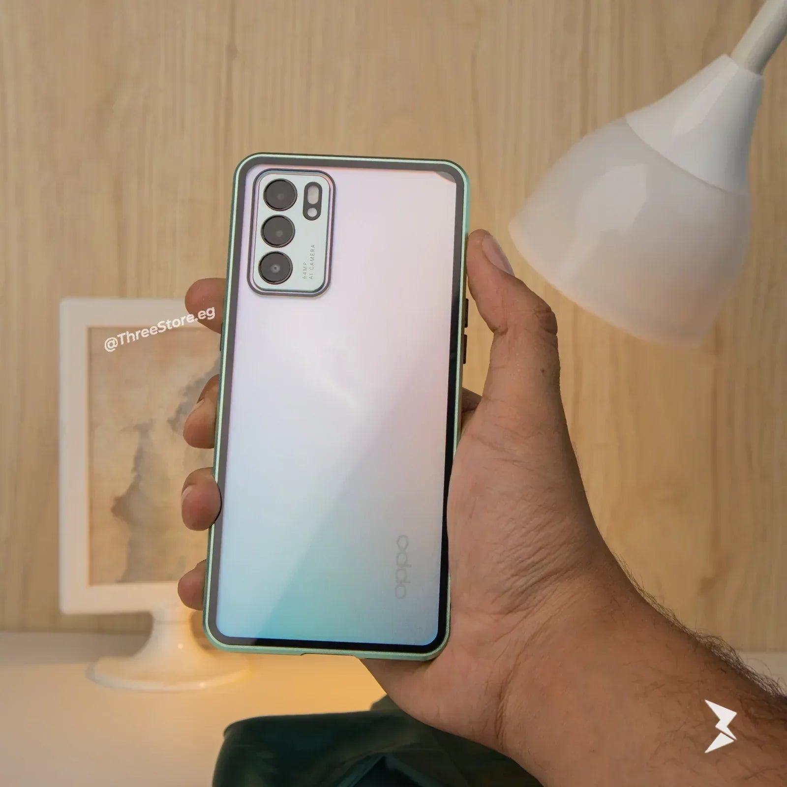 Full Body Metal Camera Protection Case Oppo Reno 6 5G - Three