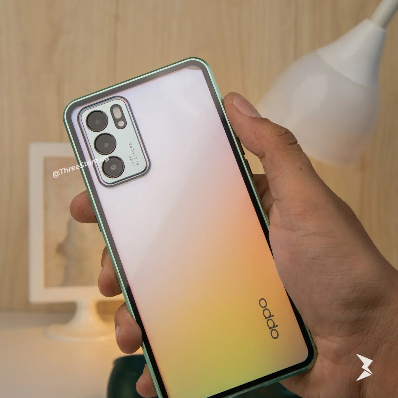 Full Body Metal Camera Protection Case Oppo Reno 6 5G - Three