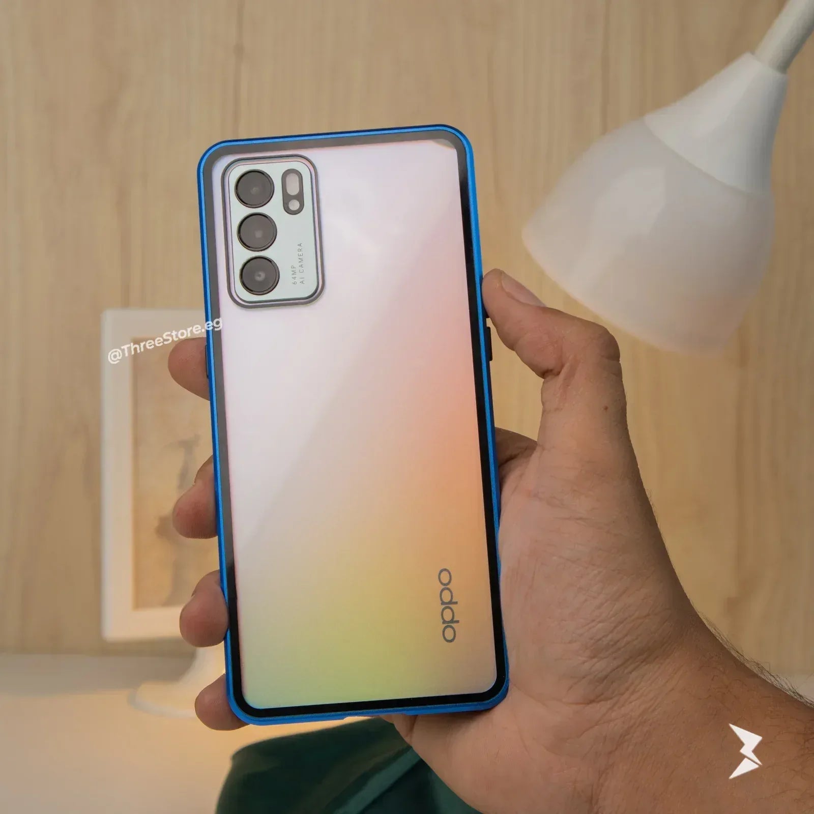 Full Body Metal Camera Protection Case Oppo Reno 6 5G - Three
