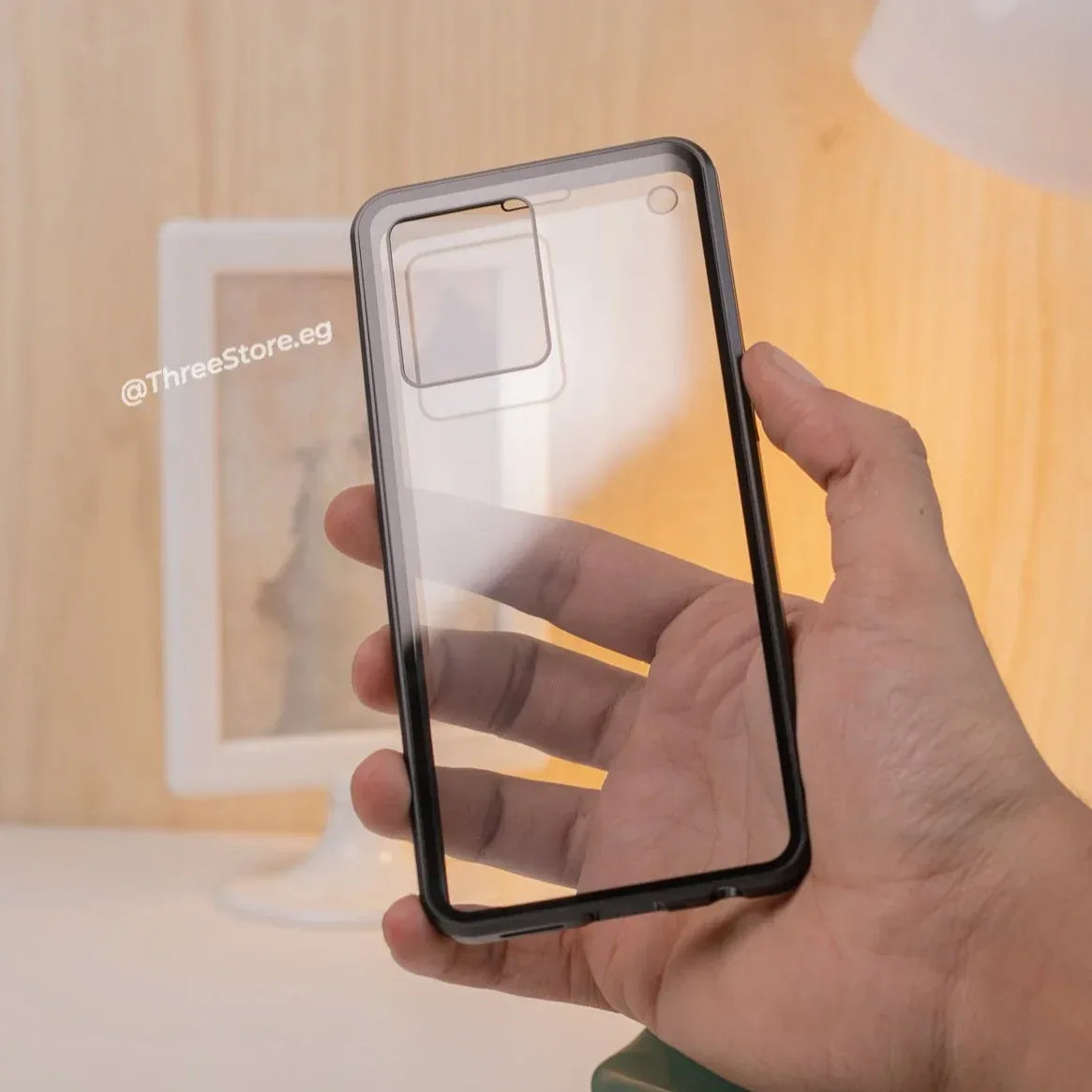 Full Body Metal Camera Protection Case Oppo Reno 7 4G / Reno 8 4G - Three
