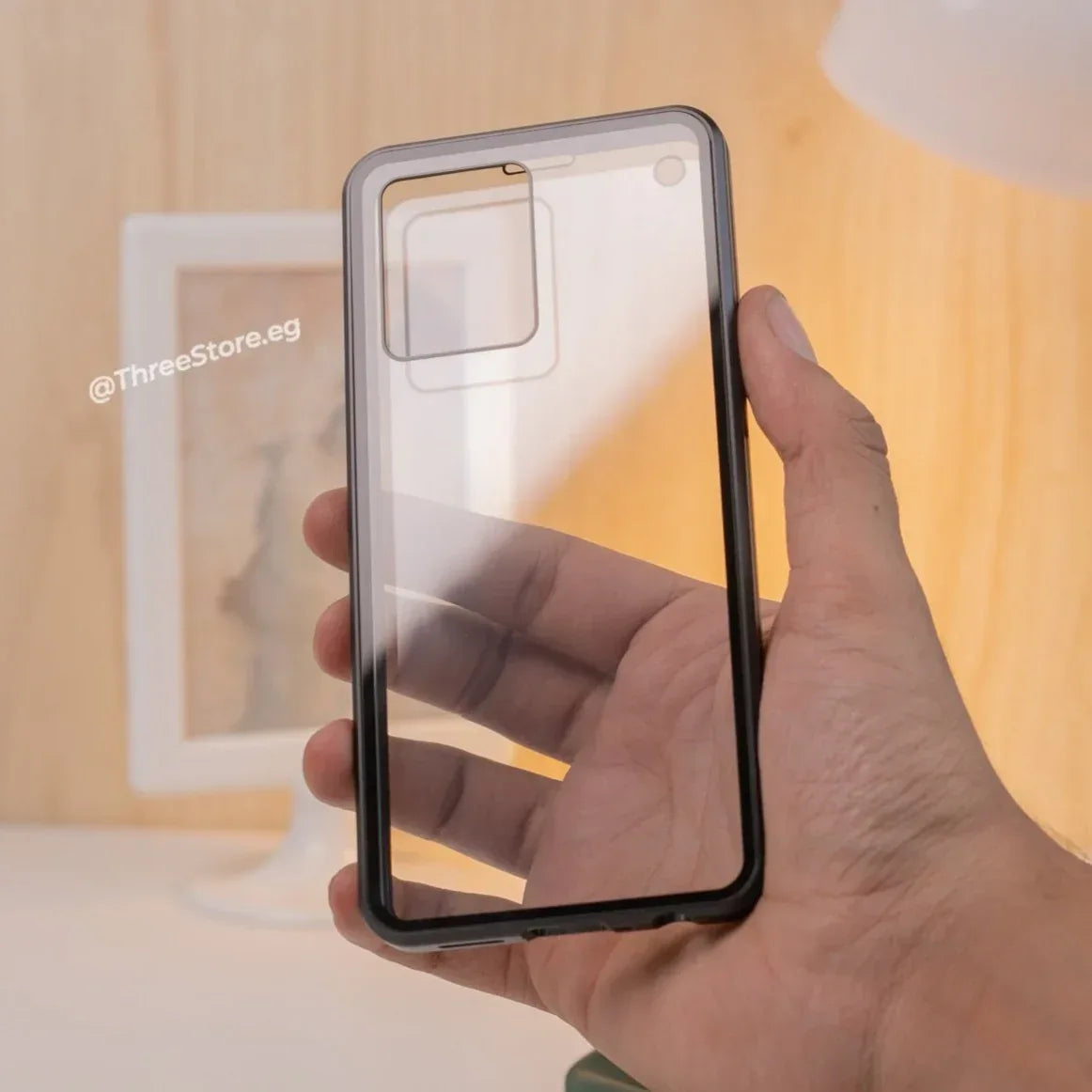 Full Body Metal Camera Protection Case Oppo Reno 7 4G / Reno 8 4G - Three