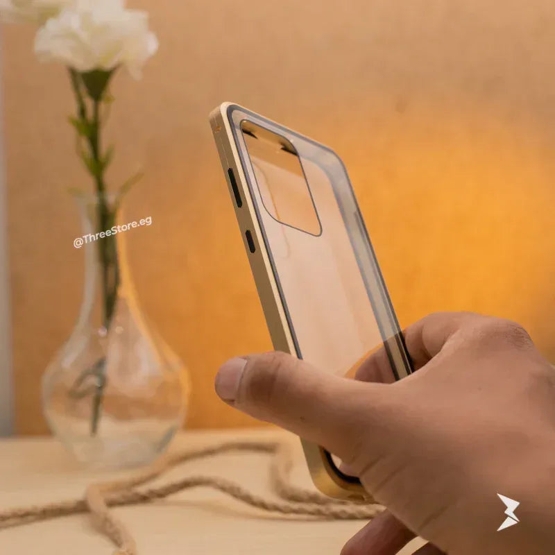 Full Body Metal Camera Protection Case Oppo Reno 8 5G - Three