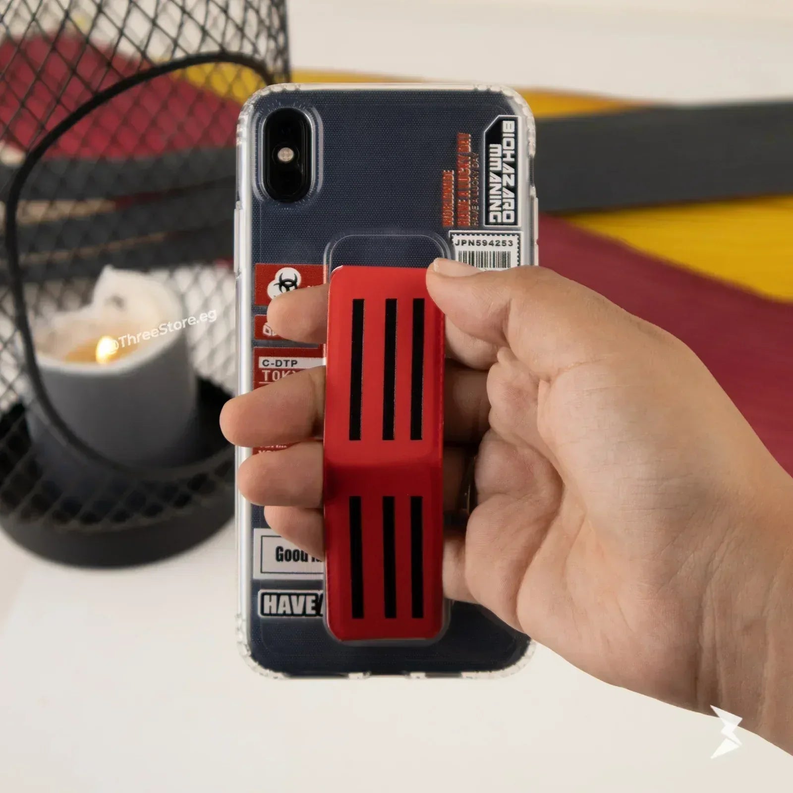 Bio Hazard Stand Case iPhone X Max - Three