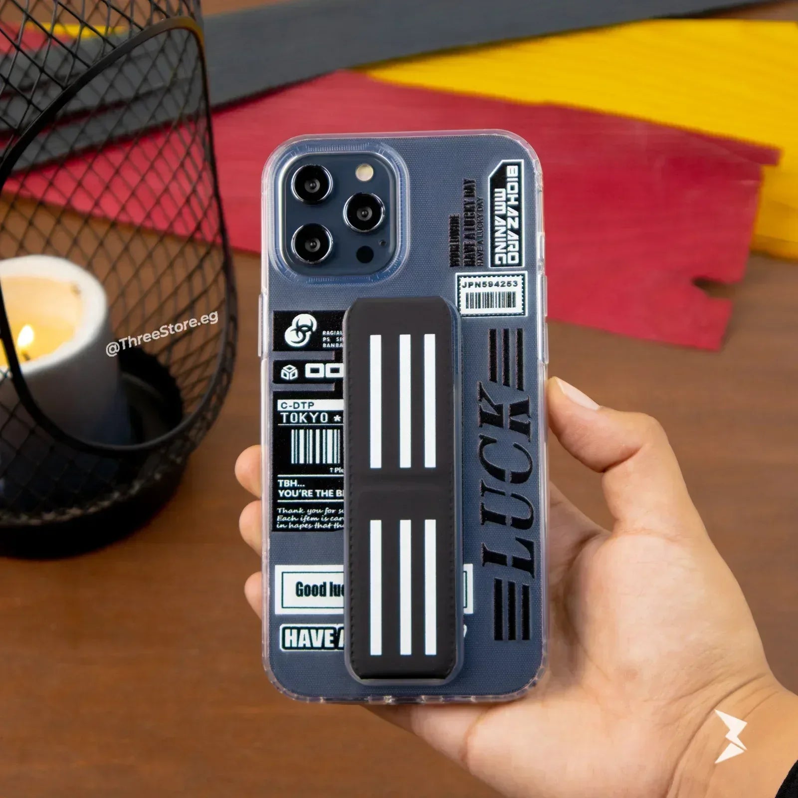 Bio Hazard Stand Case iPhone 12 Pro Max - Three