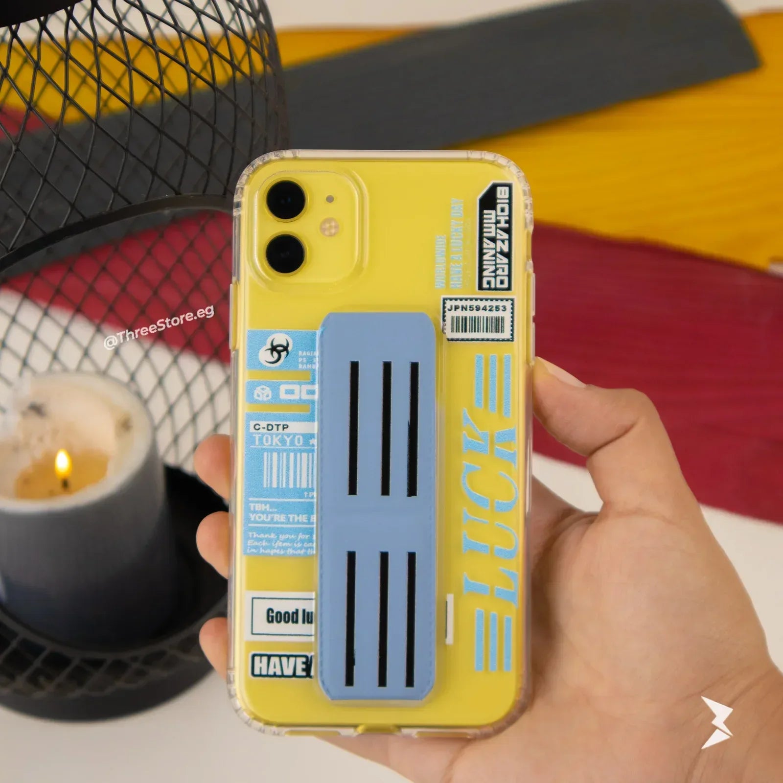 Bio Hazard Stand Case iPhone 11 - Three