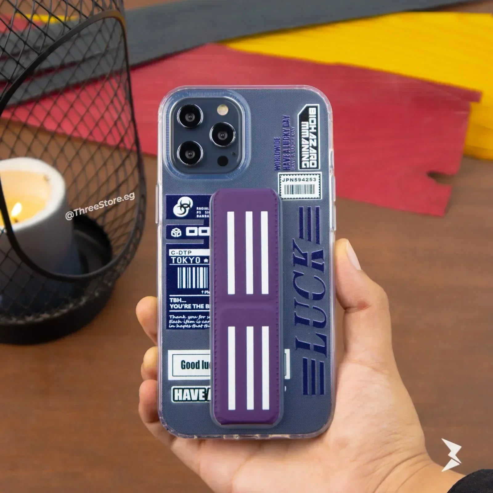 Bio Hazard Stand Case iPhone 14 Pro Max - Three