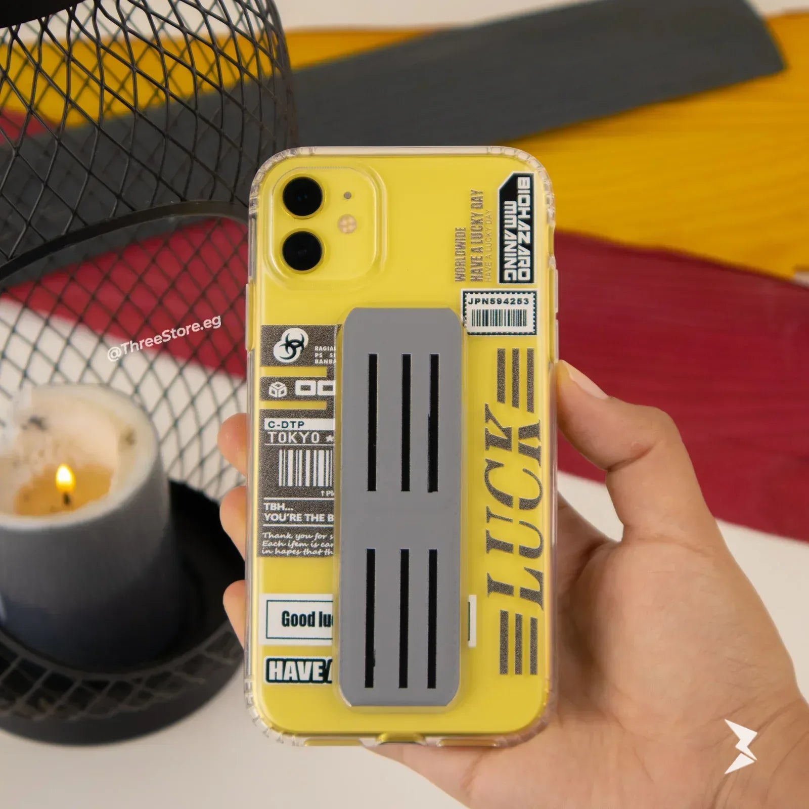 Bio Hazard Stand Case iPhone 11 - Three