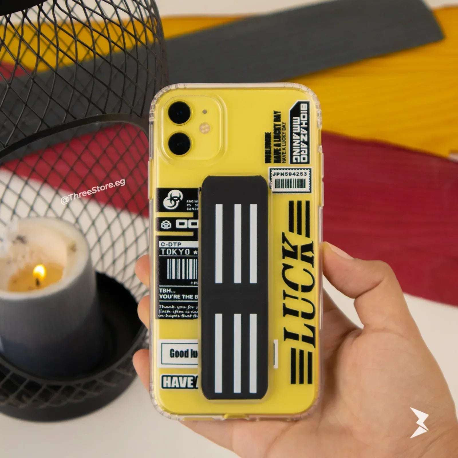 Bio Hazard Stand Case iPhone 11 - Three