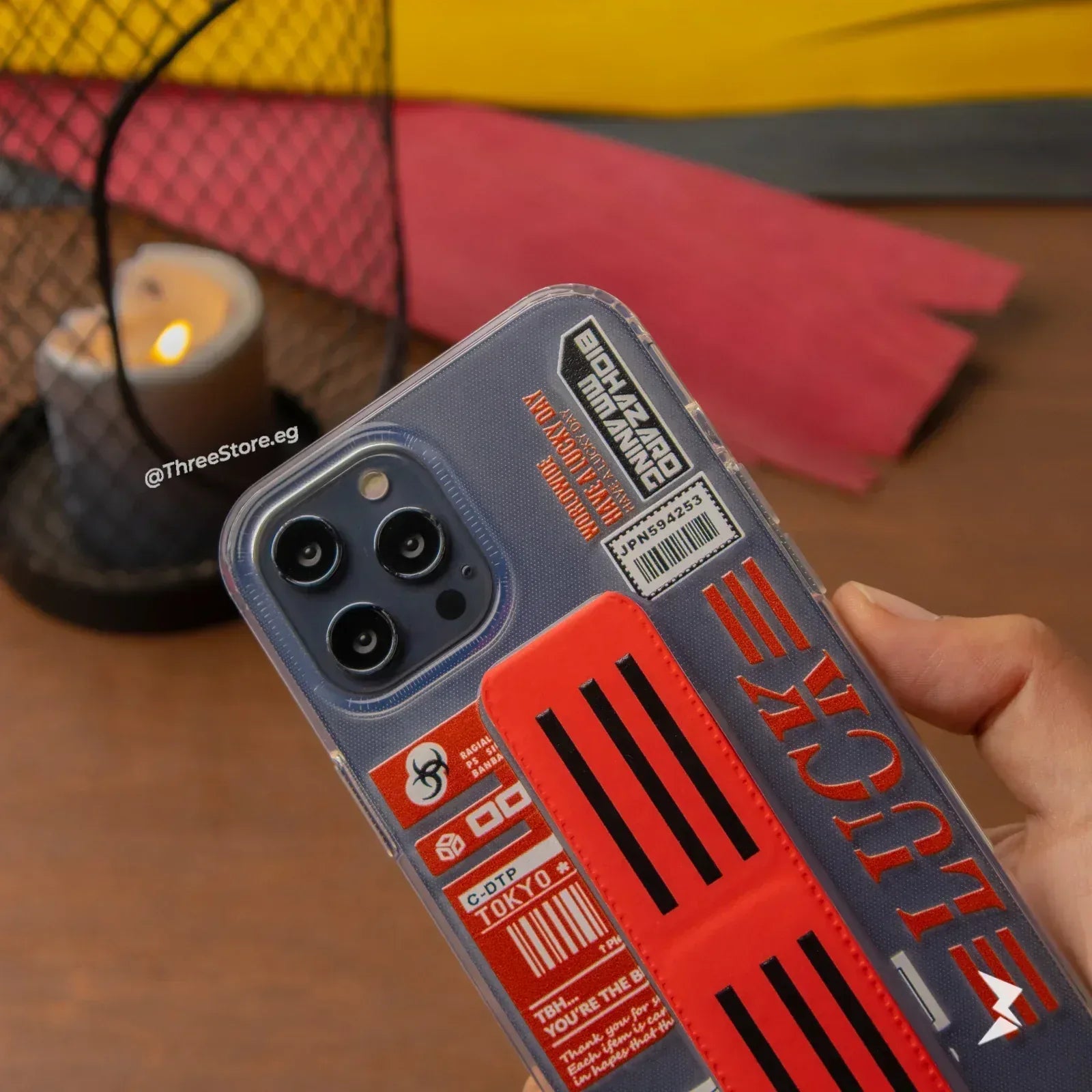 Bio Hazard Stand Case iPhone 12 Pro Max - Three