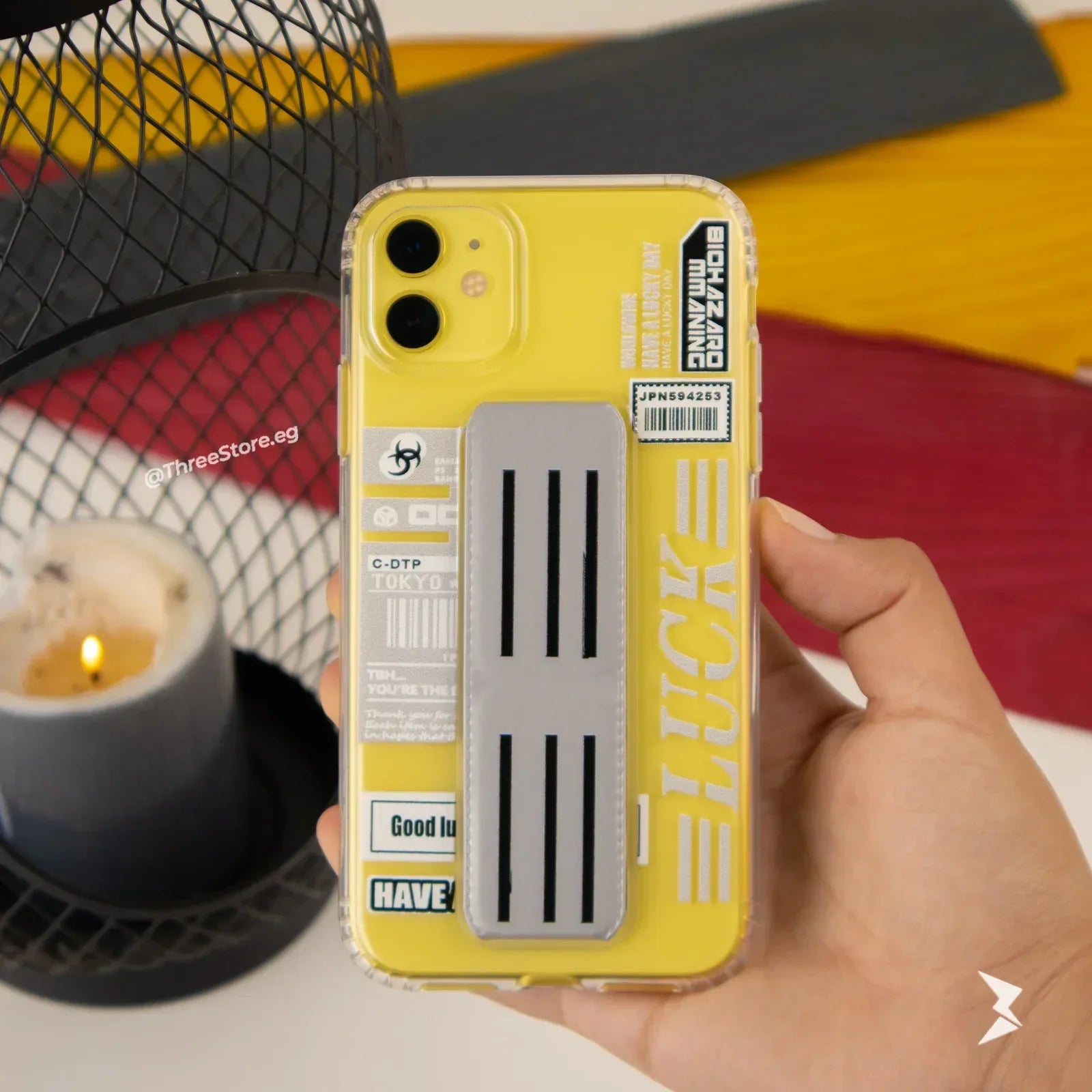 Bio Hazard Stand Case iPhone 11 - Three
