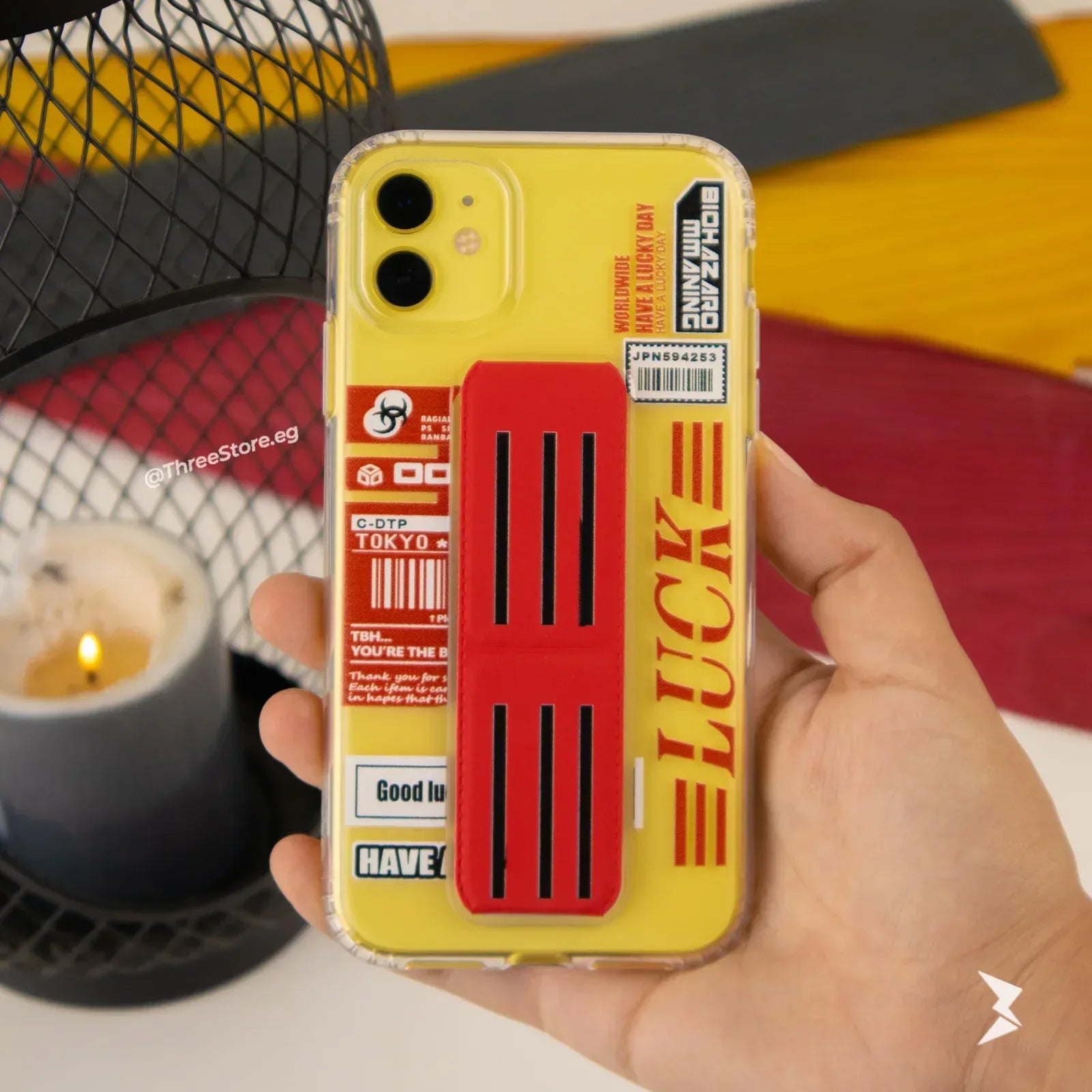 Bio Hazard Stand Case iPhone 11 - Three