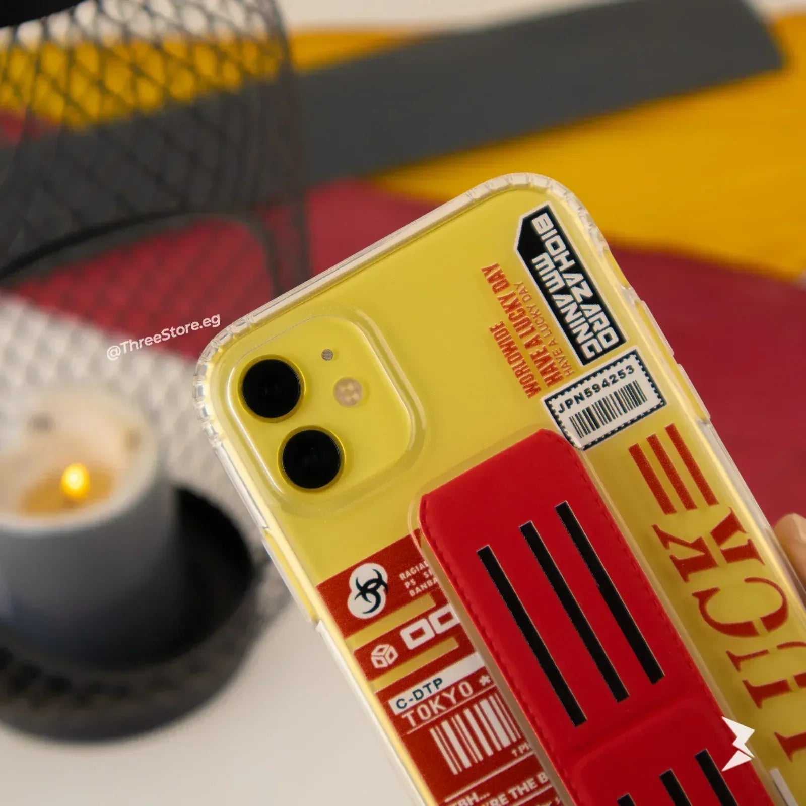 Bio Hazard Stand Case iPhone 11 - Three