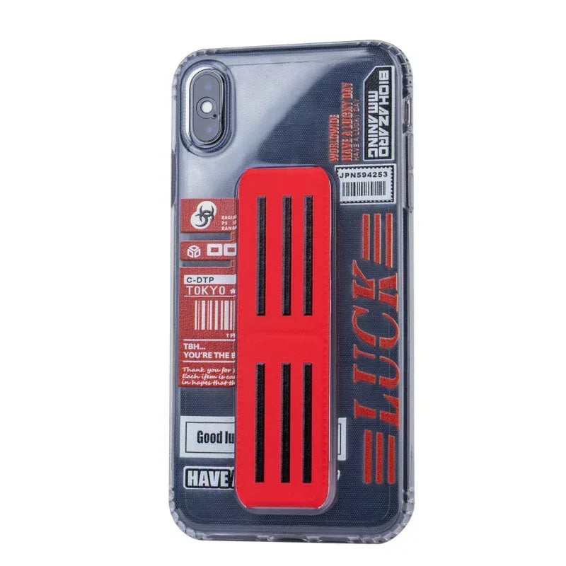Bio Hazard Stand Case iPhone X Max - Three