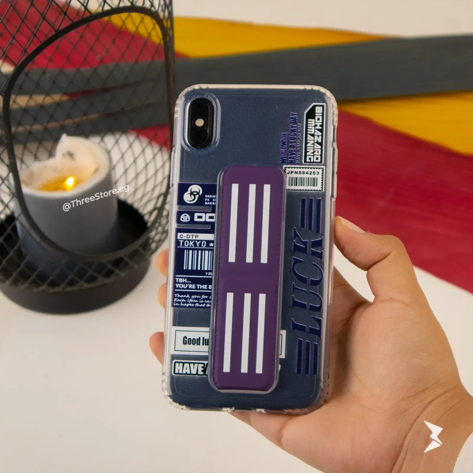 Bio Hazard Stand Case iPhone X Max - Three
