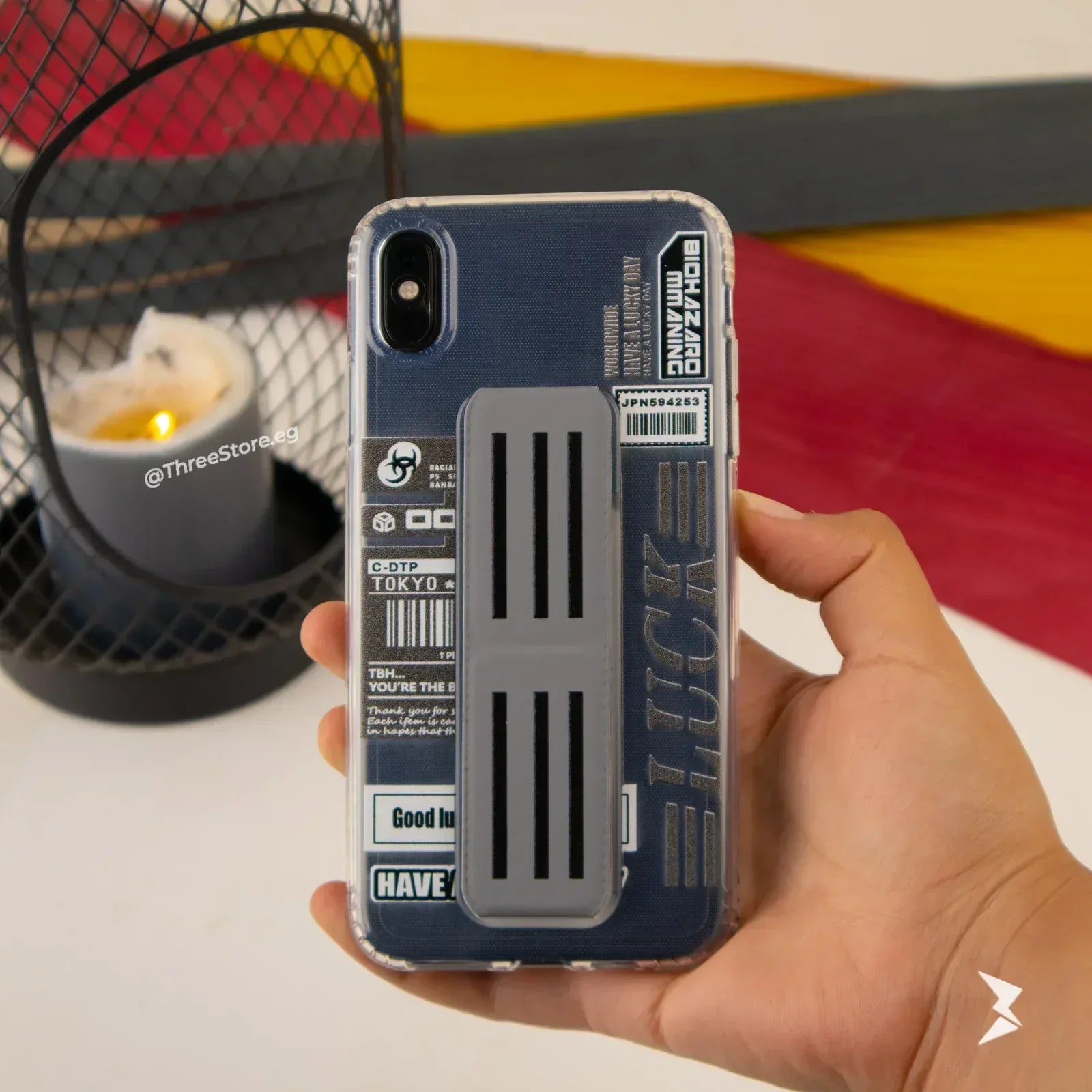 Bio Hazard Stand Case iPhone X Max - Three