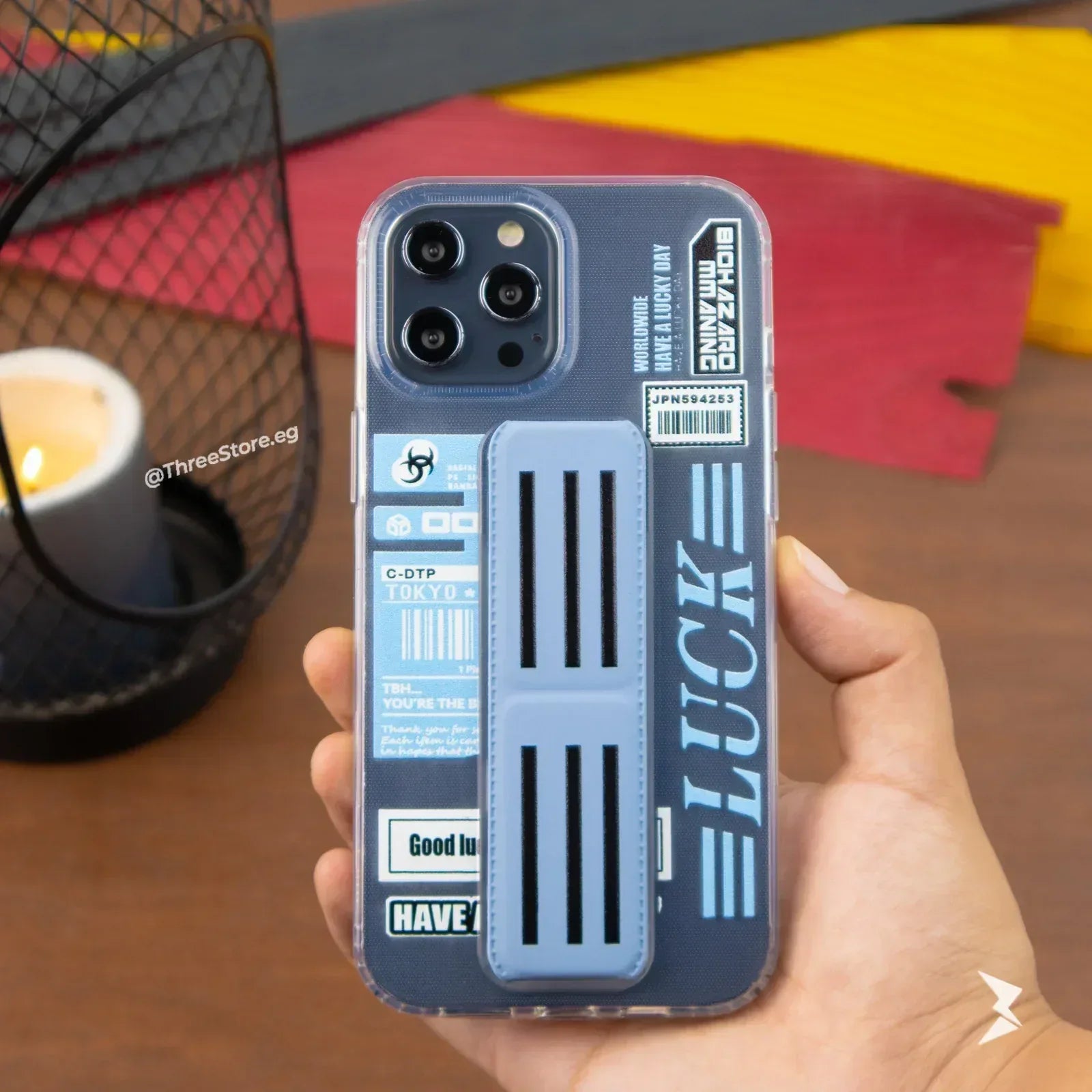 Bio Hazard Stand Case iPhone 12 Pro Max - Three