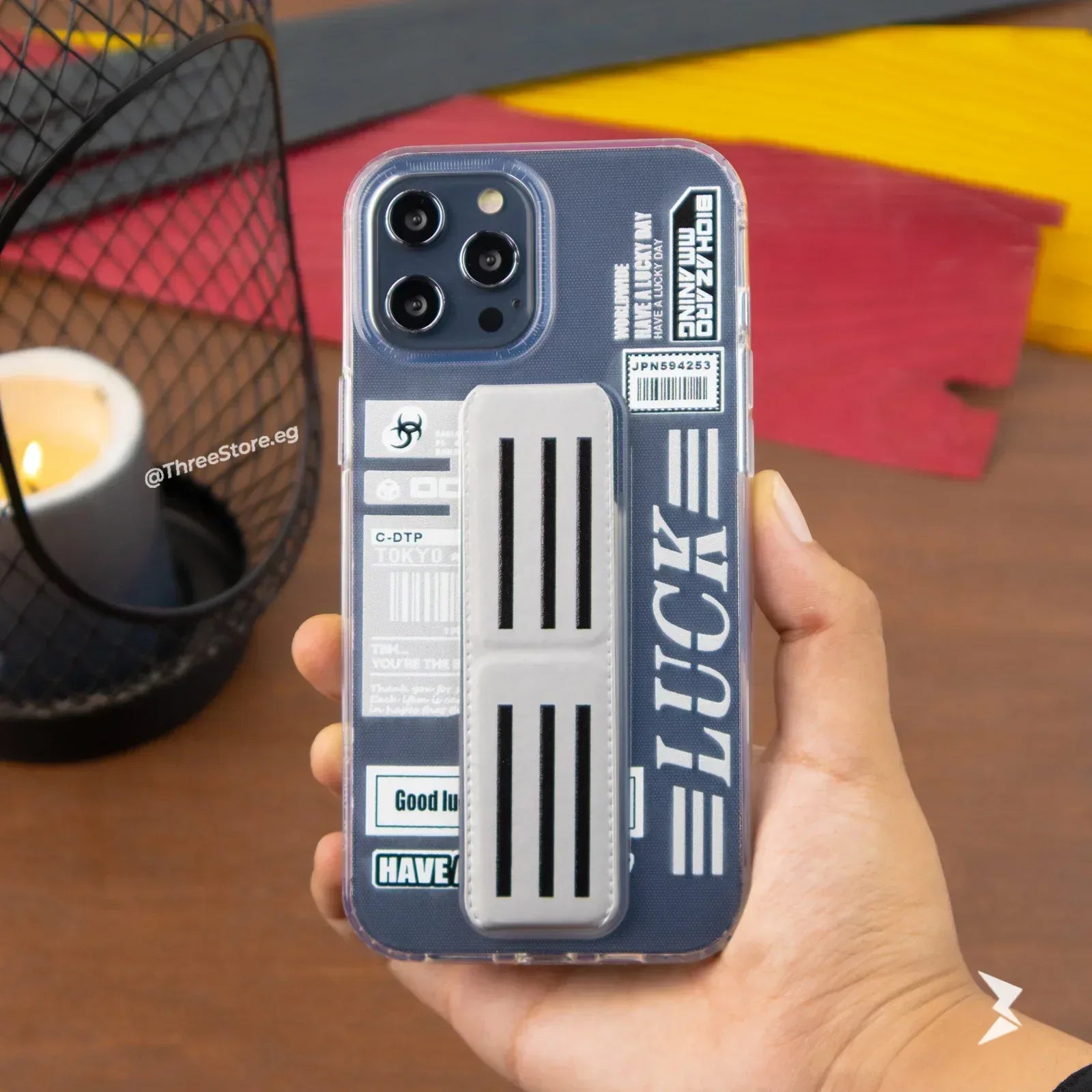 Bio Hazard Stand Case iPhone 12 Pro Max - Three