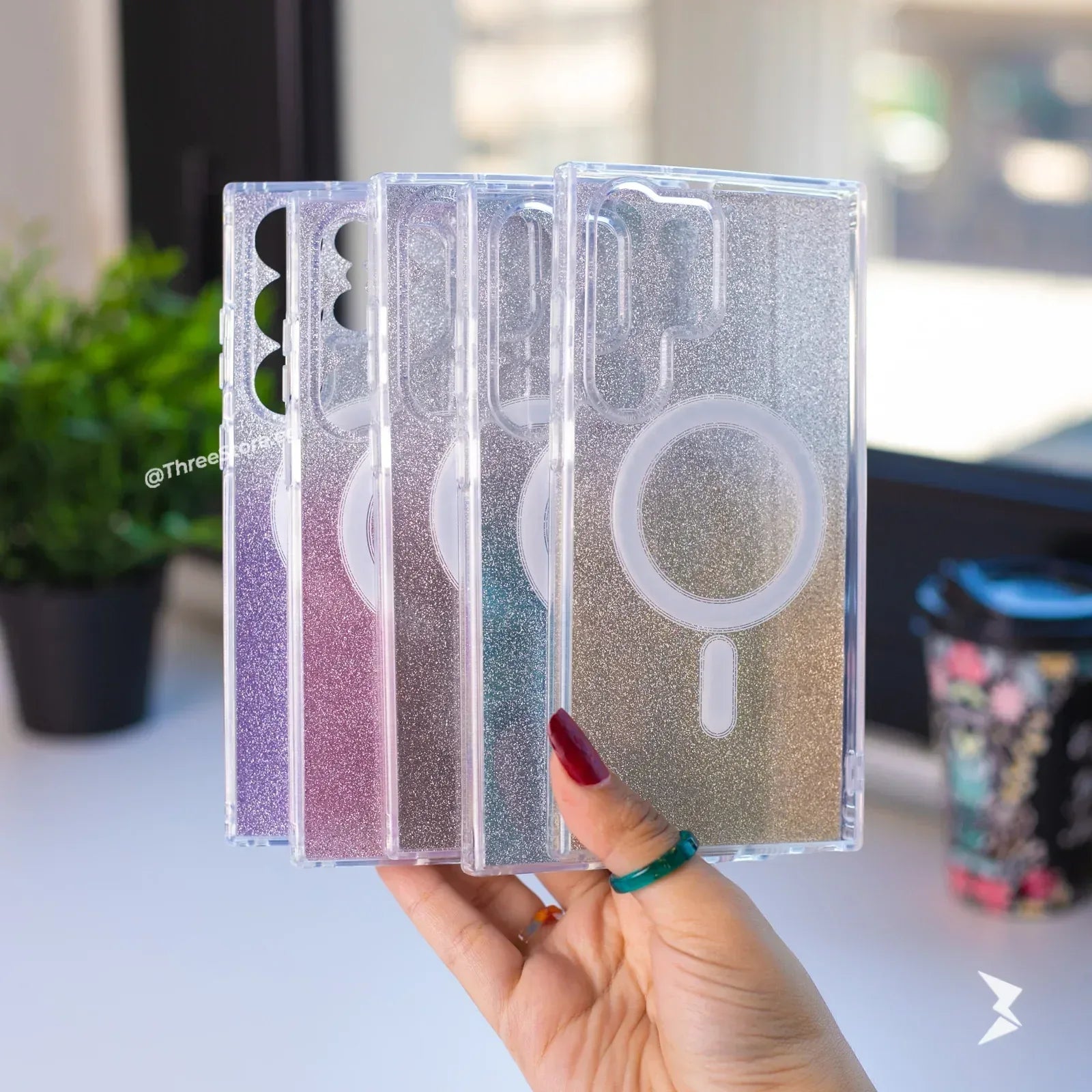 Shimmer Sparkle Case Samsung S23 Ultra - Three