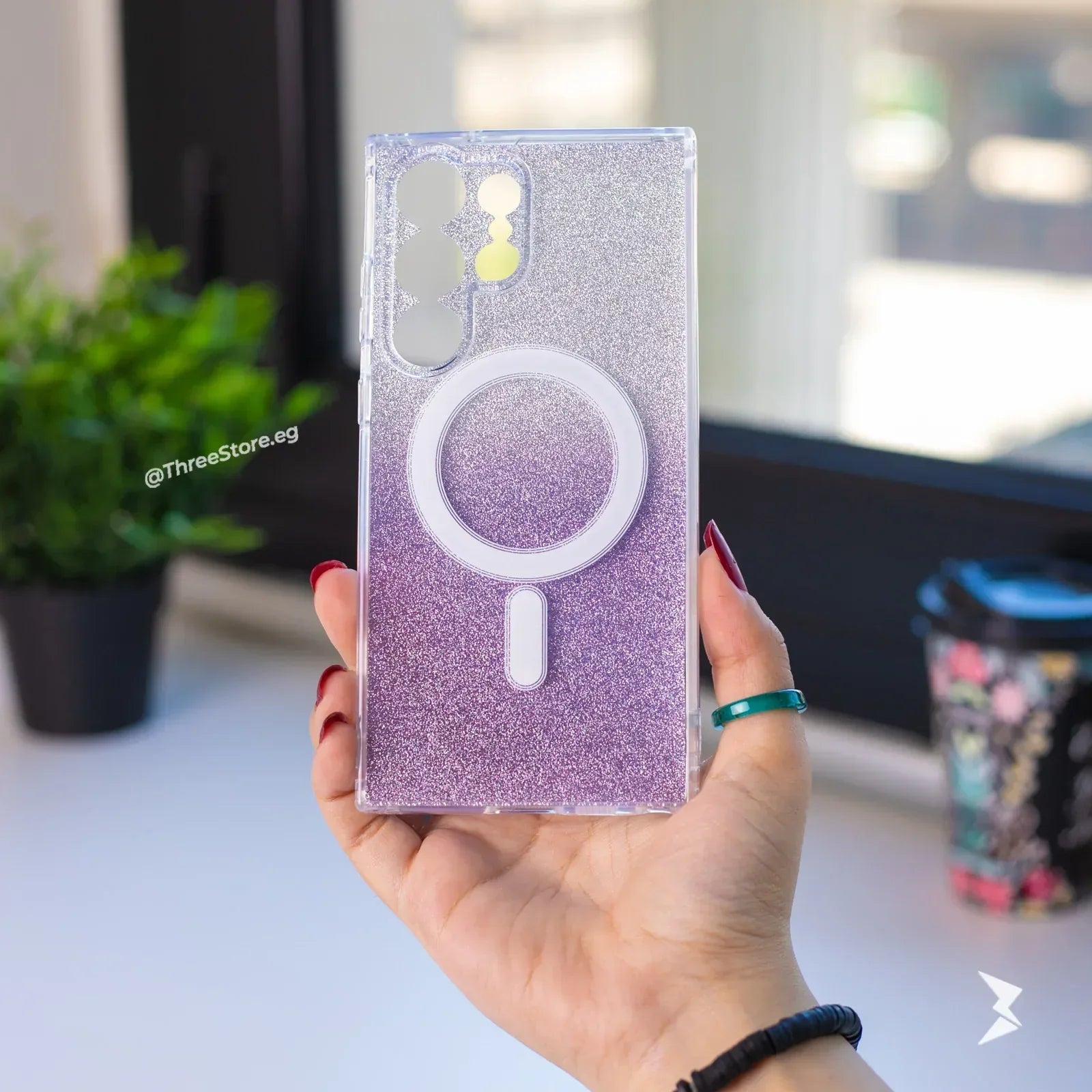 Shimmer Sparkle Case Samsung S23 Ultra - Three