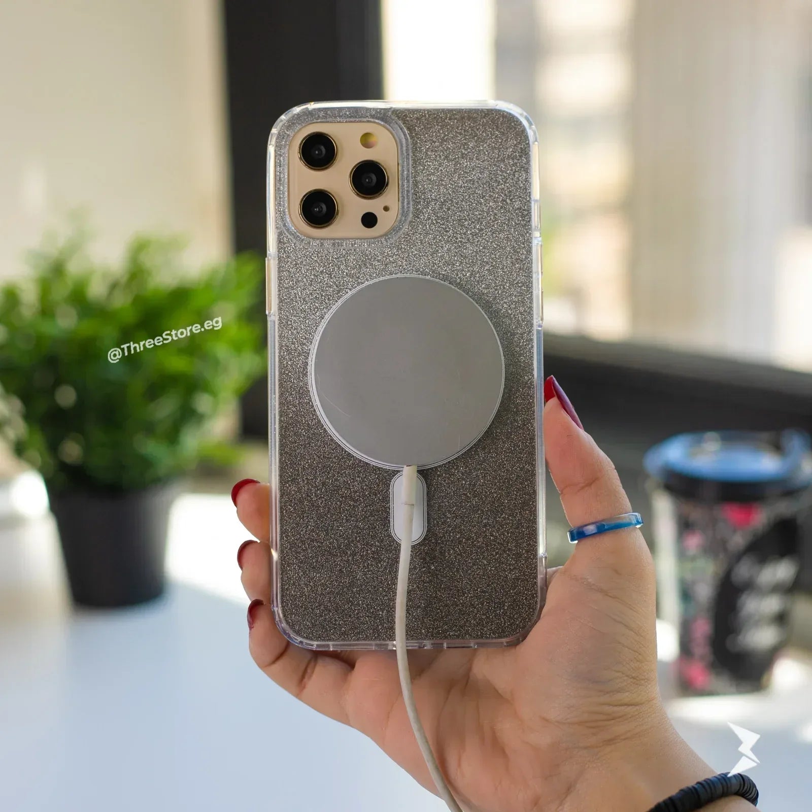 Shimmer Sparkle Case iPhone 14 Pro Max - Three