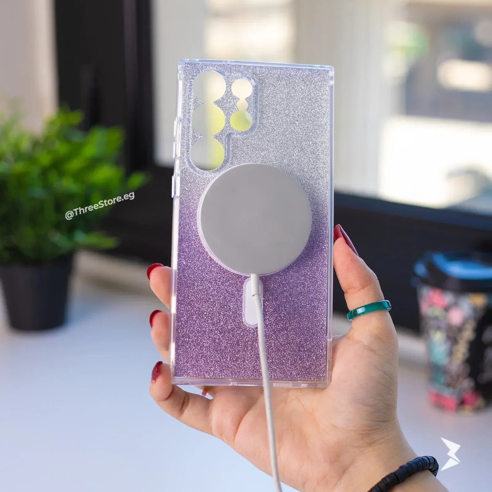Shimmer Sparkle Case Samsung S23 Ultra - Three