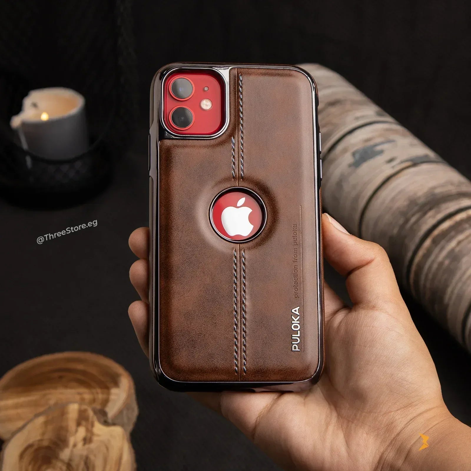 Puloka Superb Leather Case iPhone 11 - Three