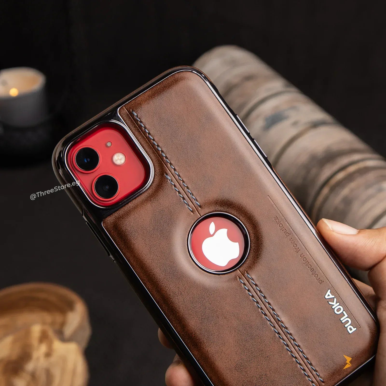 Puloka Superb Leather Case iPhone 11 - Three