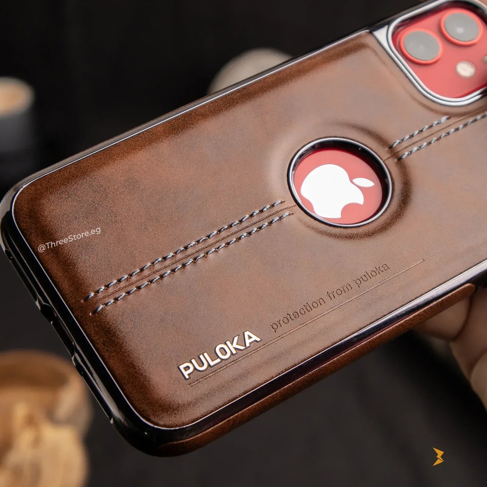 Puloka Superb Leather Case iPhone 11 - Three