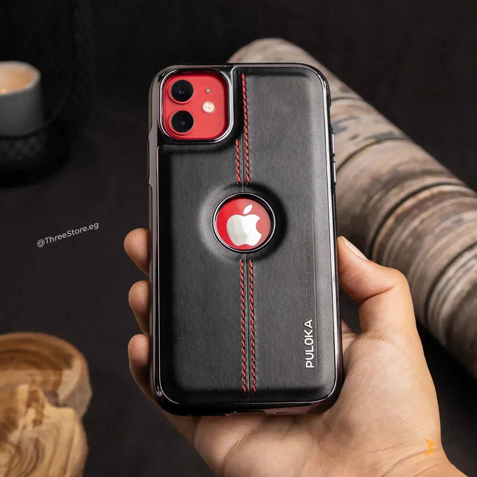 Puloka Superb Leather Case iPhone 11 - Three