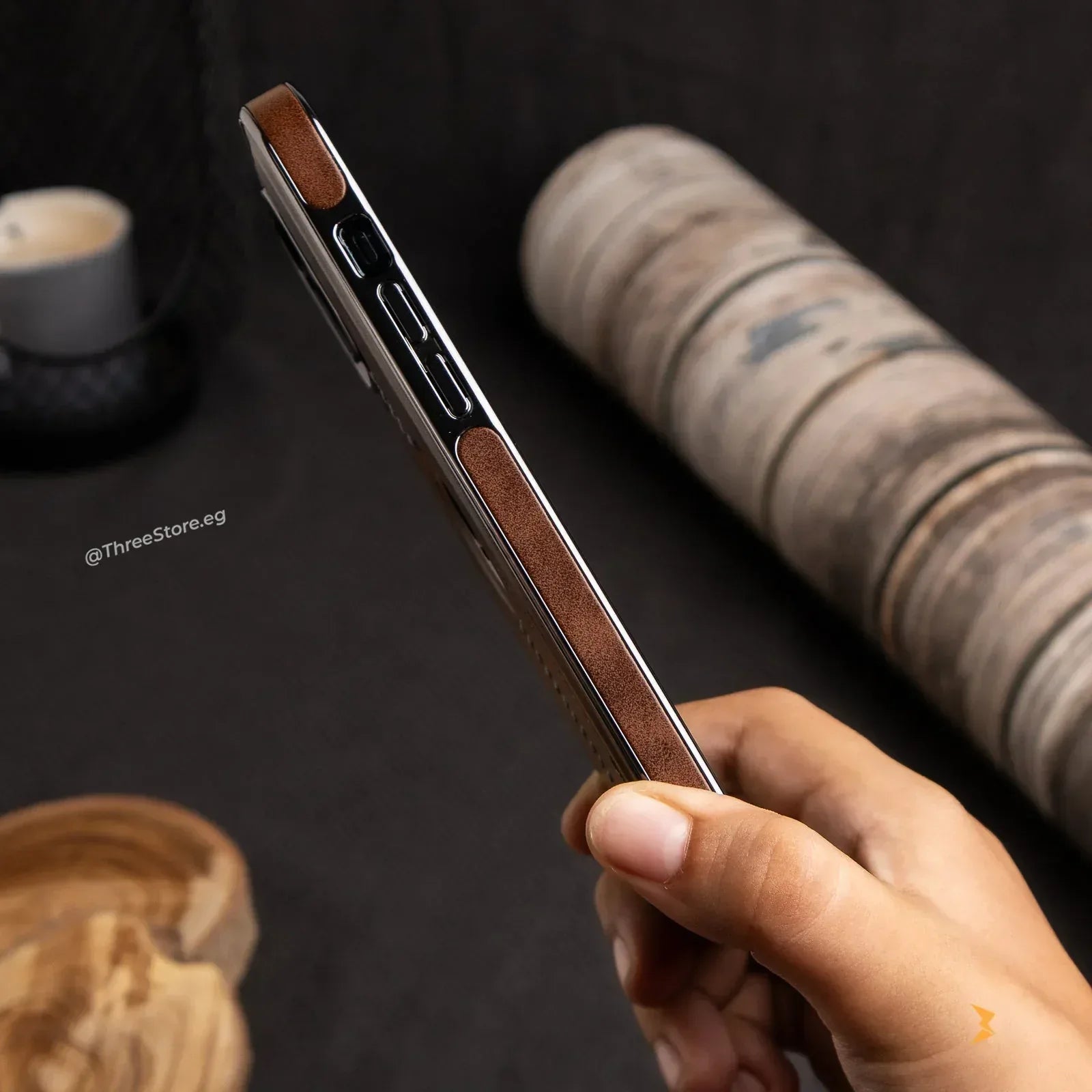 Puloka Superb Leather Case iPhone 14 Pro Max - Three