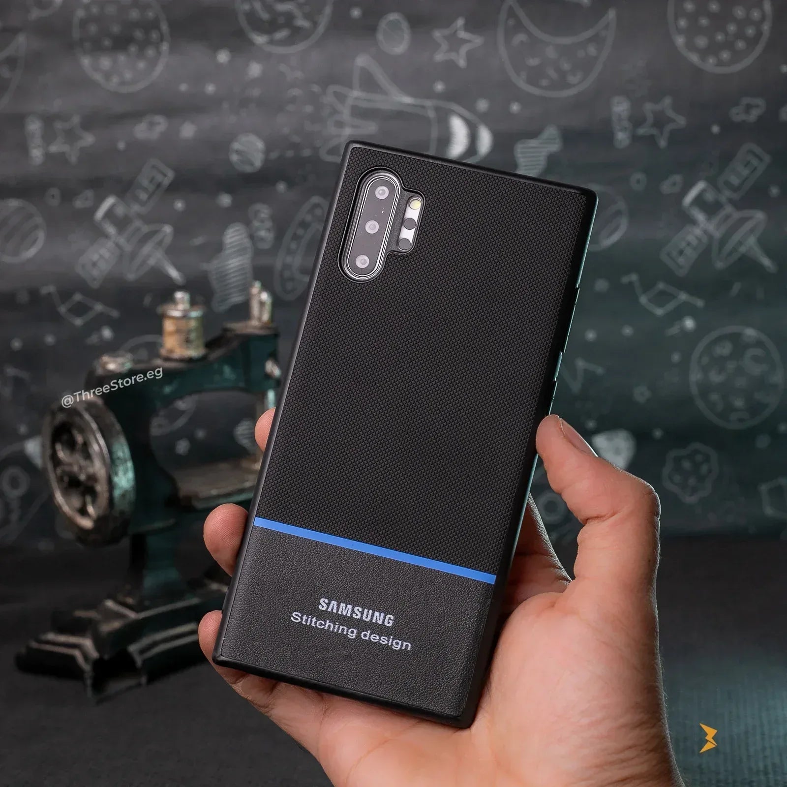 Color Line Leather Case Samsung Note 10 Plus - Three