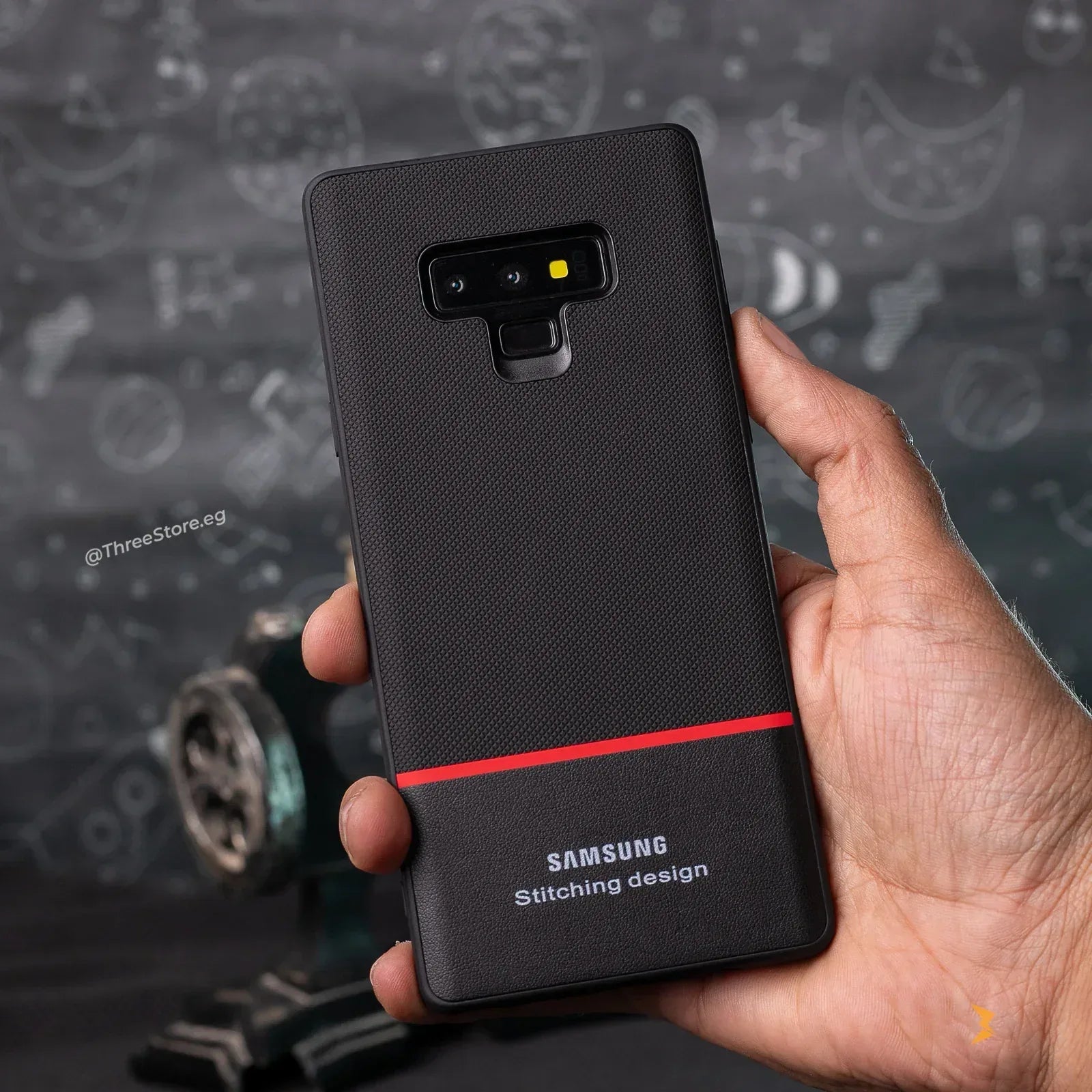Color Line Leather Case Samsung Note 9 - Three